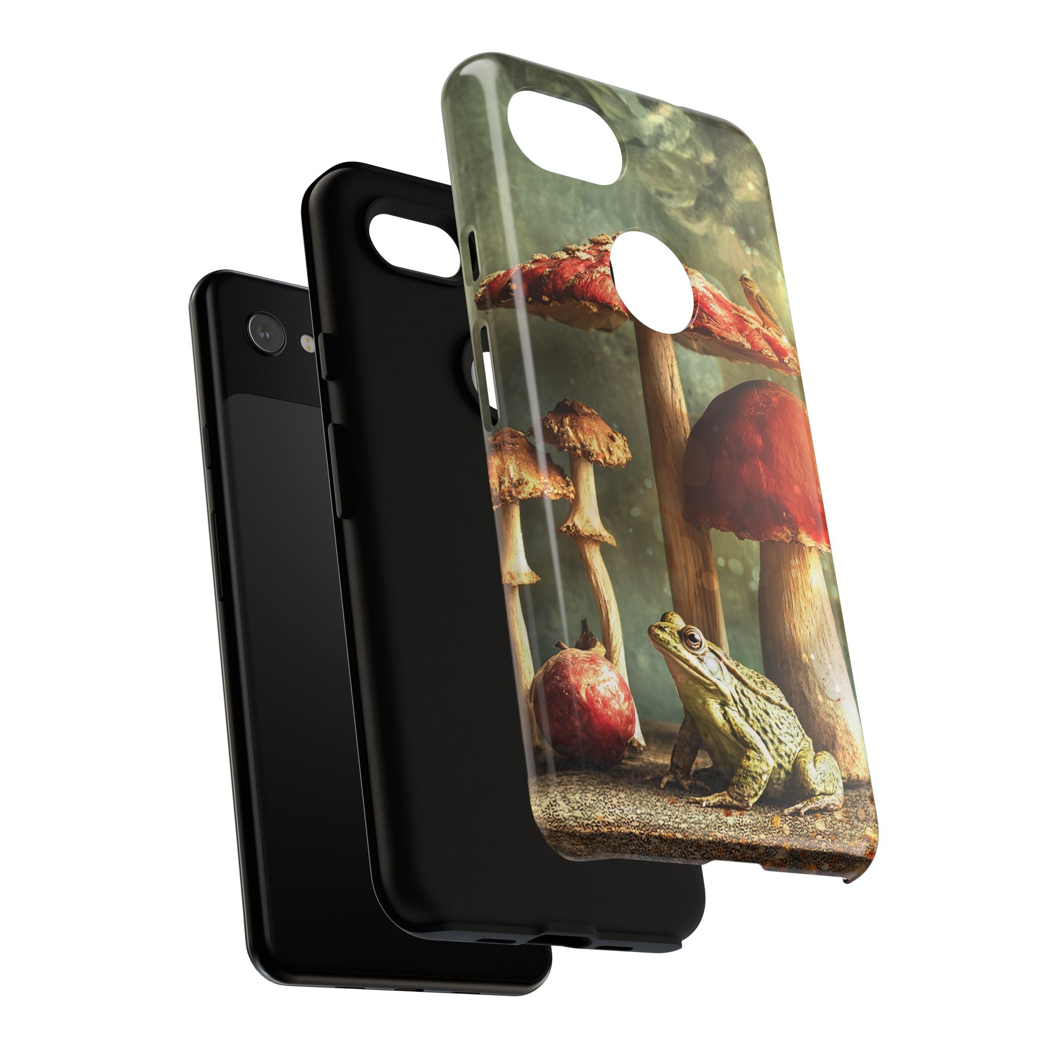 Toad and Stools Case, Crystal Phone case, Toad Stools Case - Tough Case for Toad Lovers, Gift for Her, Mushroom Decor, Toad Vibes