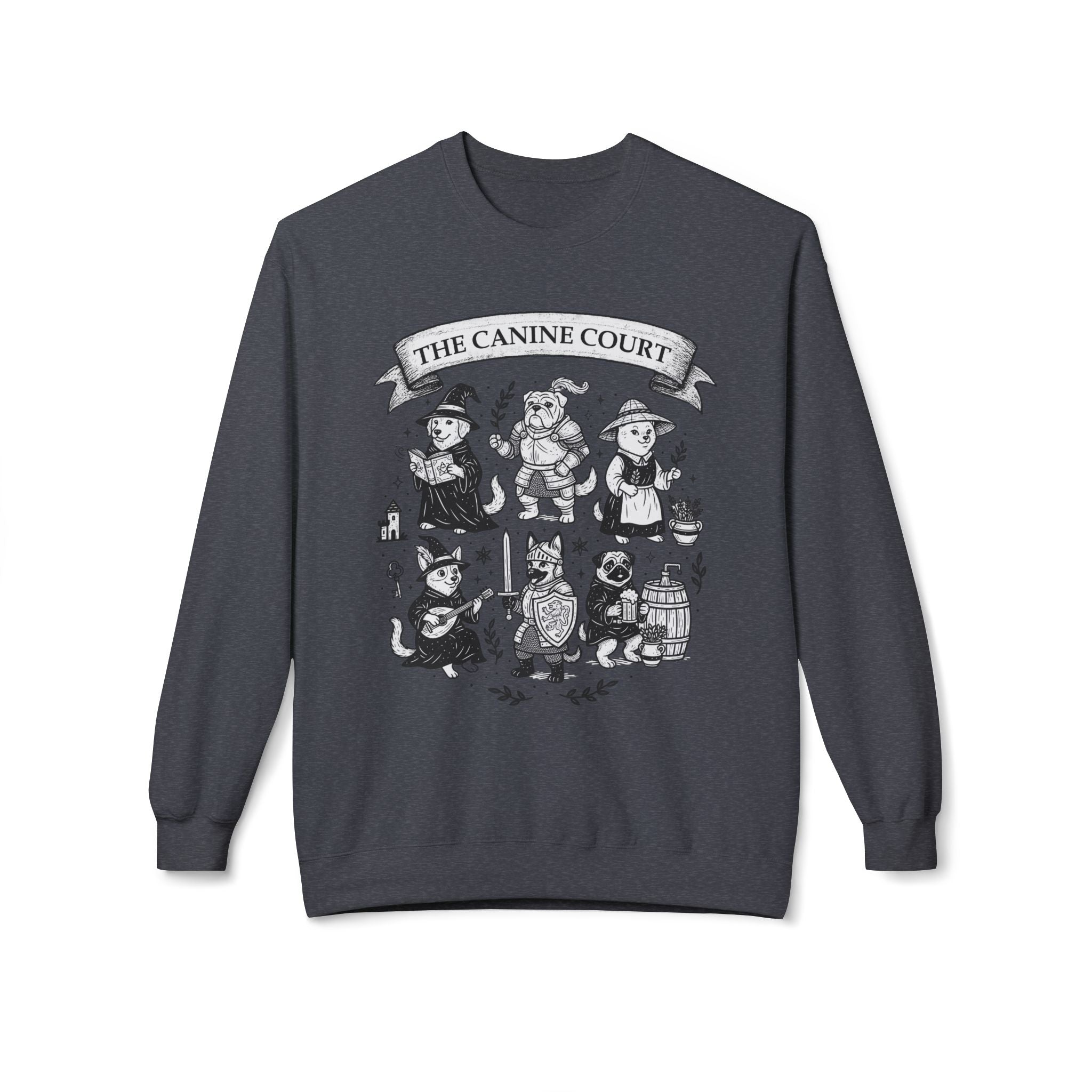 The Canine Court Medieval Dog Sweatshirt | Castlecore Pullover