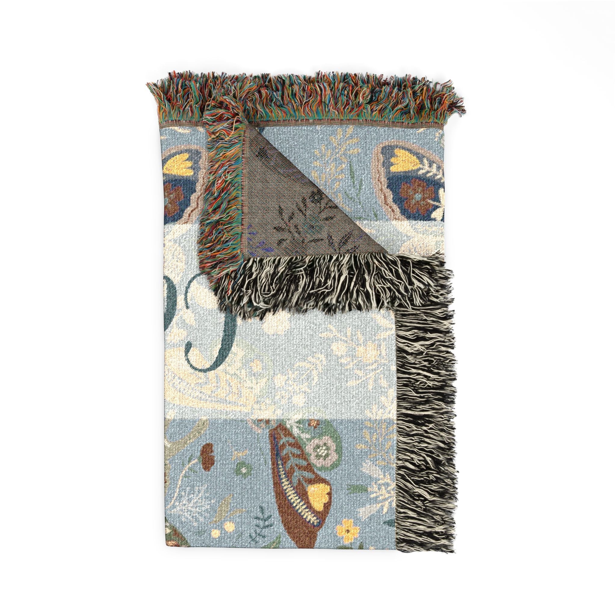 Moth Botanica | Midnight Sky Garden Woven Blanket Printify
