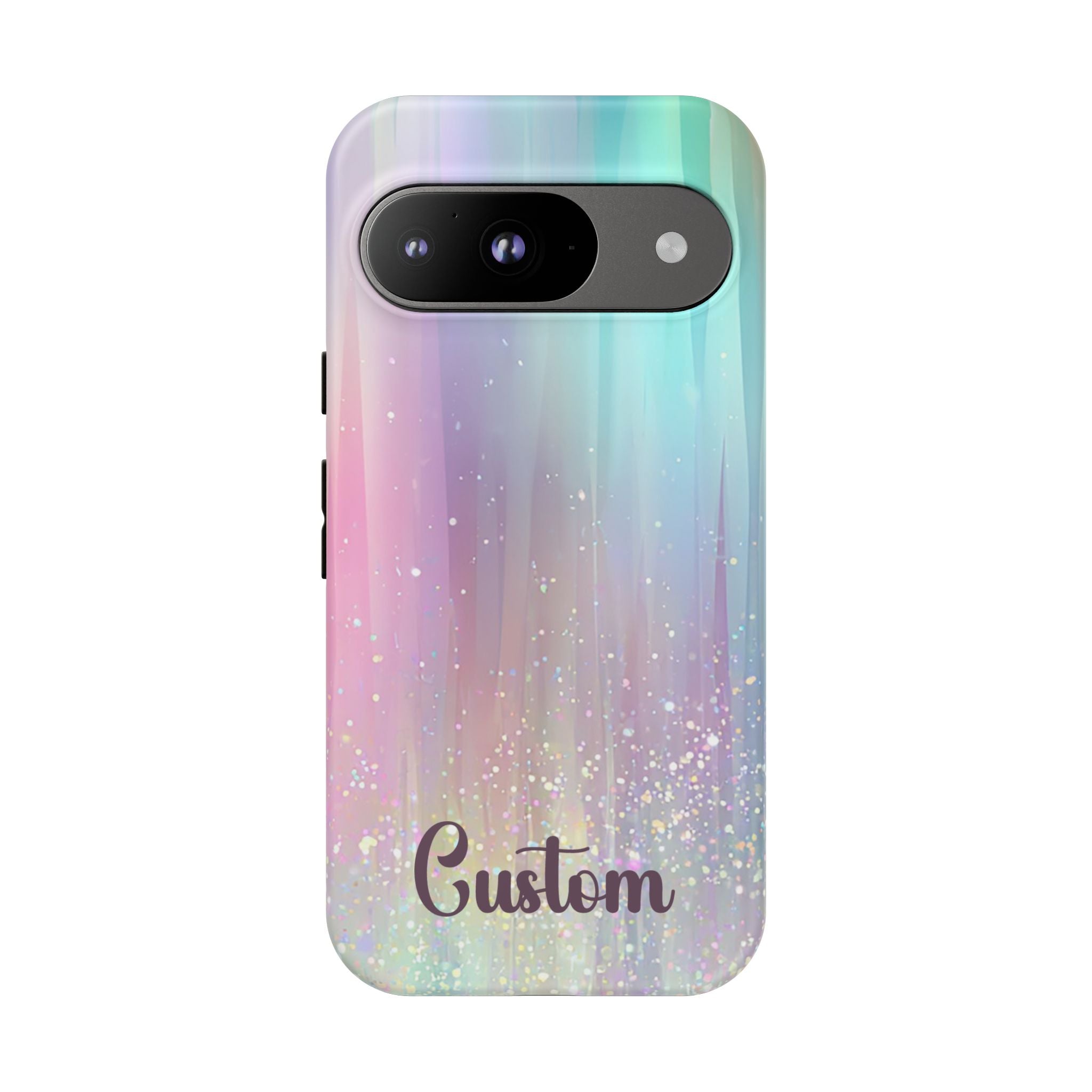 Iridescent Custom Tough Phone Case | Personalized Girly Case for iPhone Samsung Google