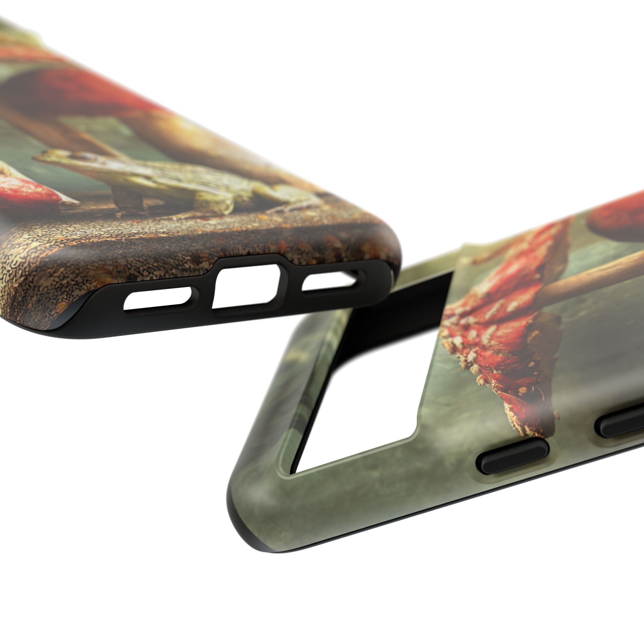 Toad and Stools Case, Crystal Phone case, Toad Stools Case - Tough Case for Toad Lovers, Gift for Her, Mushroom Decor, Toad Vibes