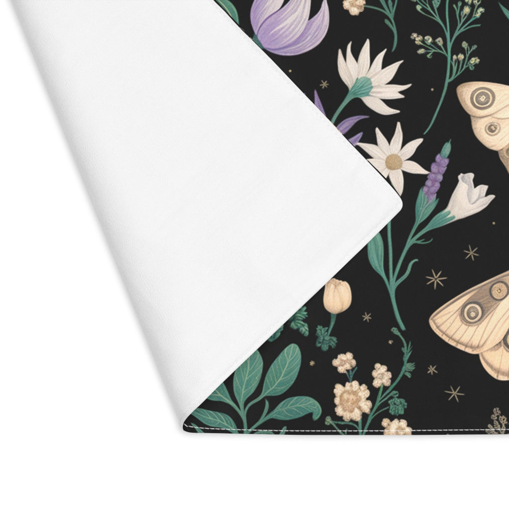 Celestial Moth Blooms | Placemat Printify