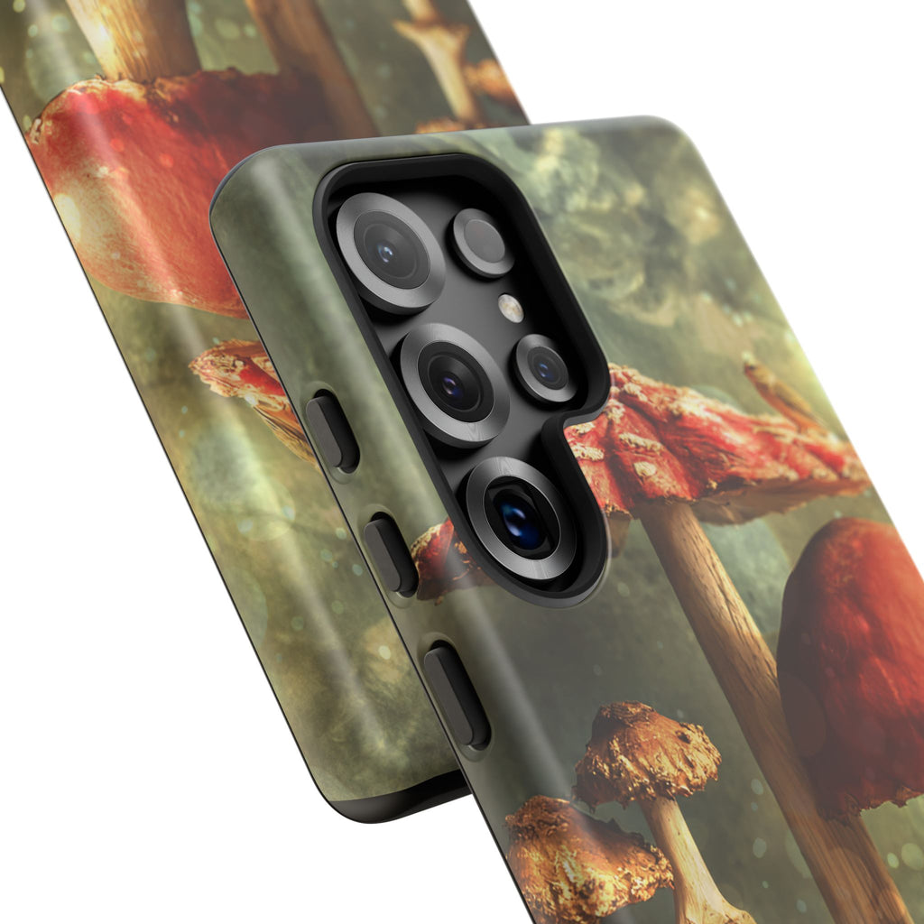 Toad and Stools Case, Crystal Phone case, Toad Stools Case - Tough Case for Toad Lovers, Gift for Her, Mushroom Decor, Toad Vibes