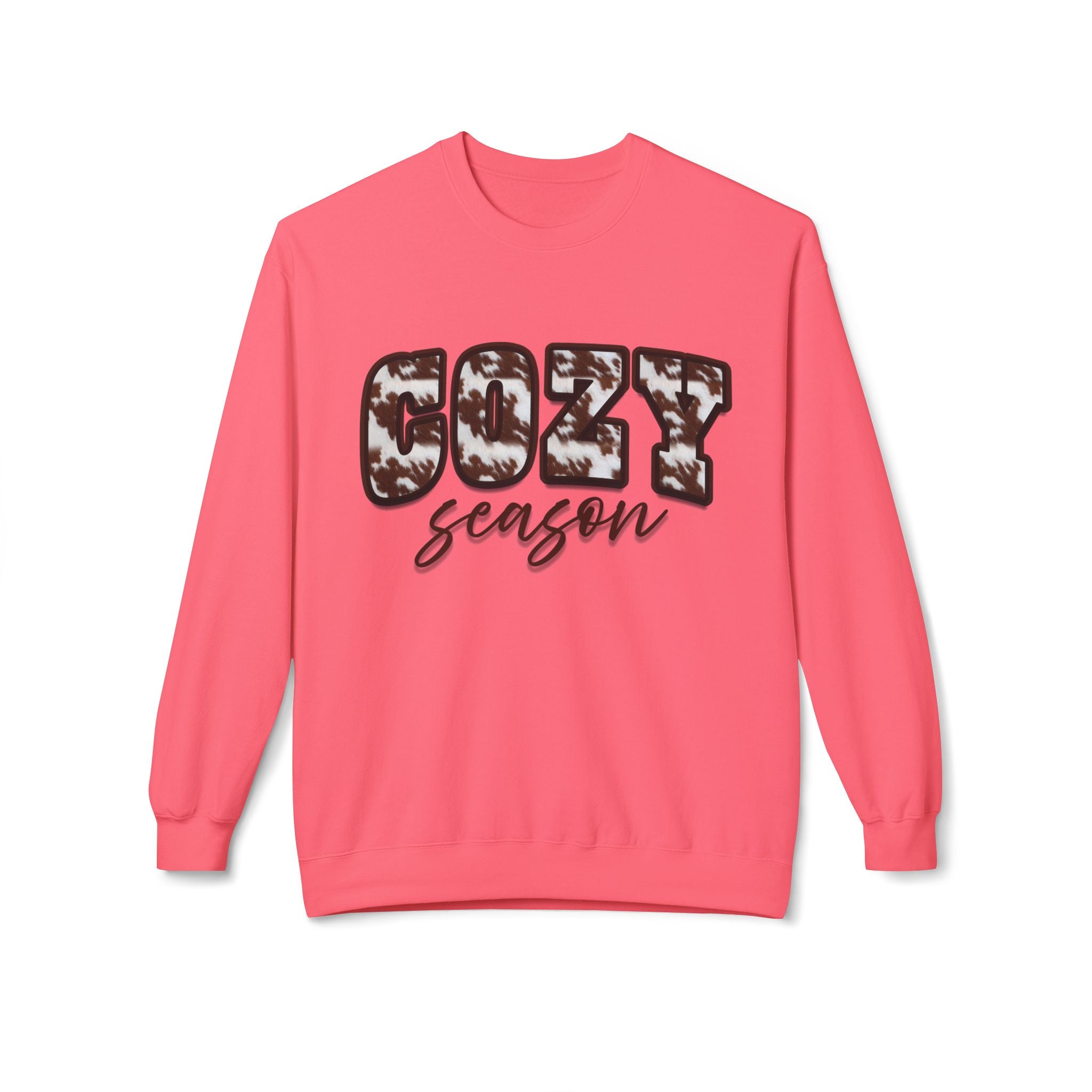 Cozy Season Cowhide Sweatshirt