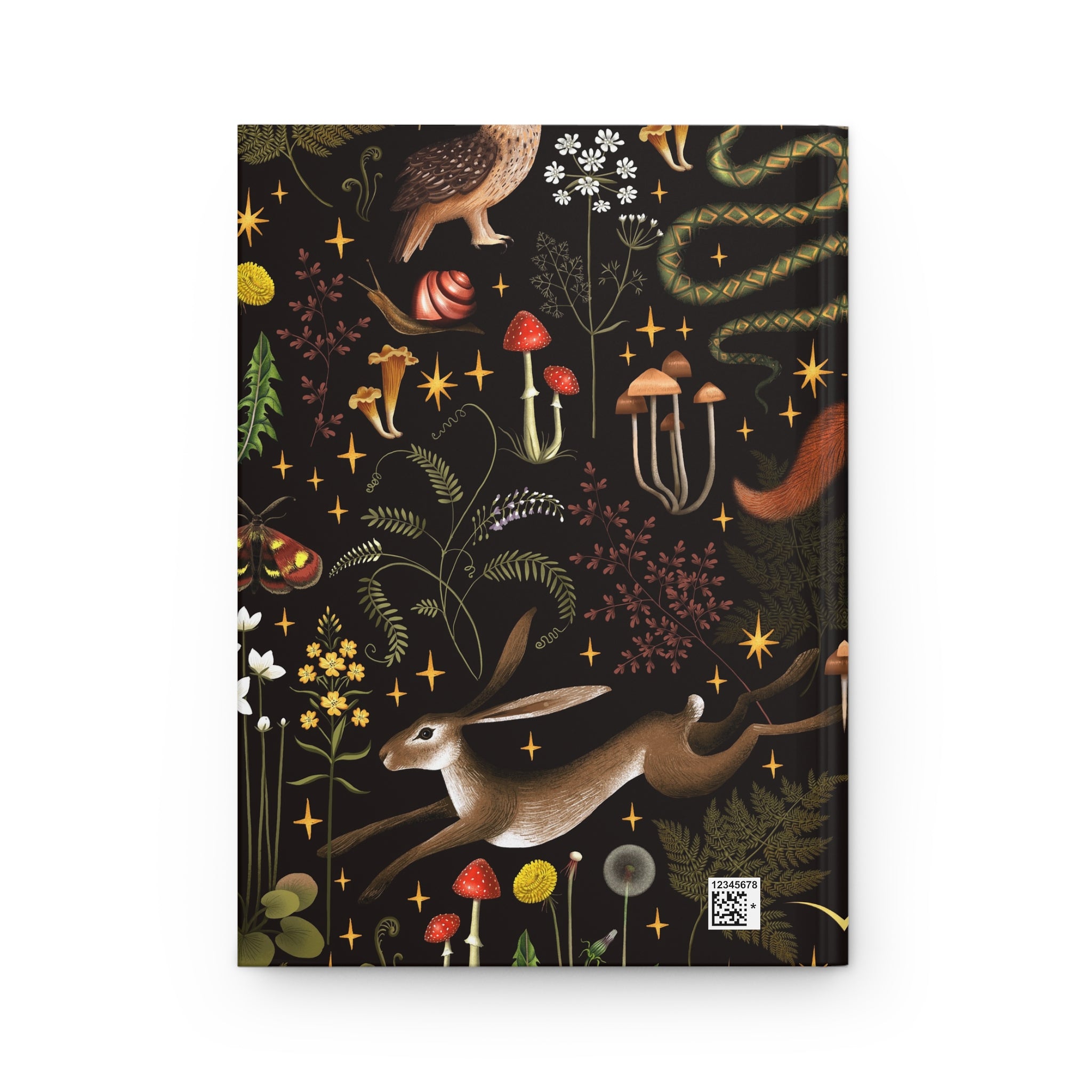 Midnight Woodland Reverie Custom Name Journal