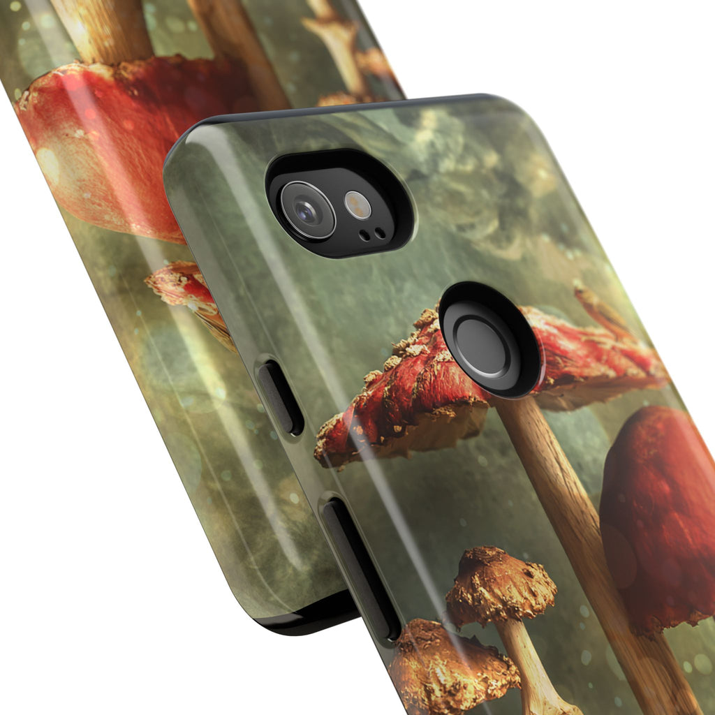 Toad and Stools Case, Crystal Phone case, Toad Stools Case - Tough Case for Toad Lovers, Gift for Her, Mushroom Decor, Toad Vibes