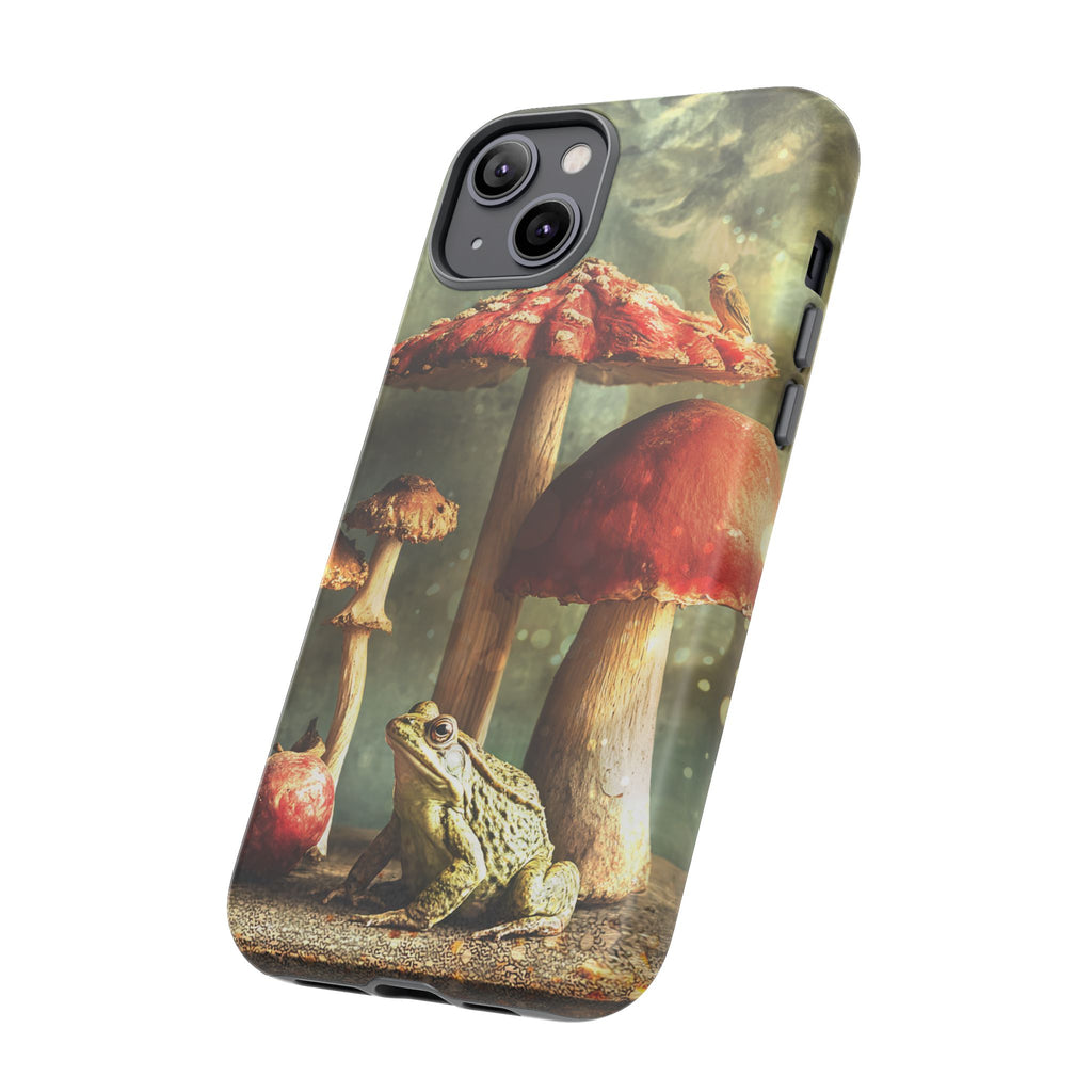 Toad and Stools Case, Crystal Phone case, Toad Stools Case - Tough Case for Toad Lovers, Gift for Her, Mushroom Decor, Toad Vibes