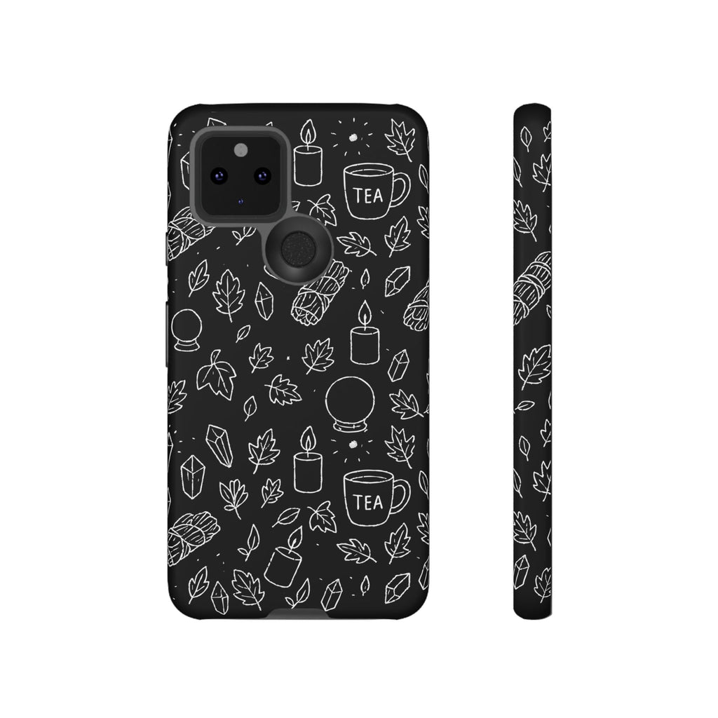 Spiritual Doodles Case, Crystal Phone case, Spiritual Doodles Case - Tough Case for Crystals Lovers, Gift for Her, Witch Decor, Phone Vibes