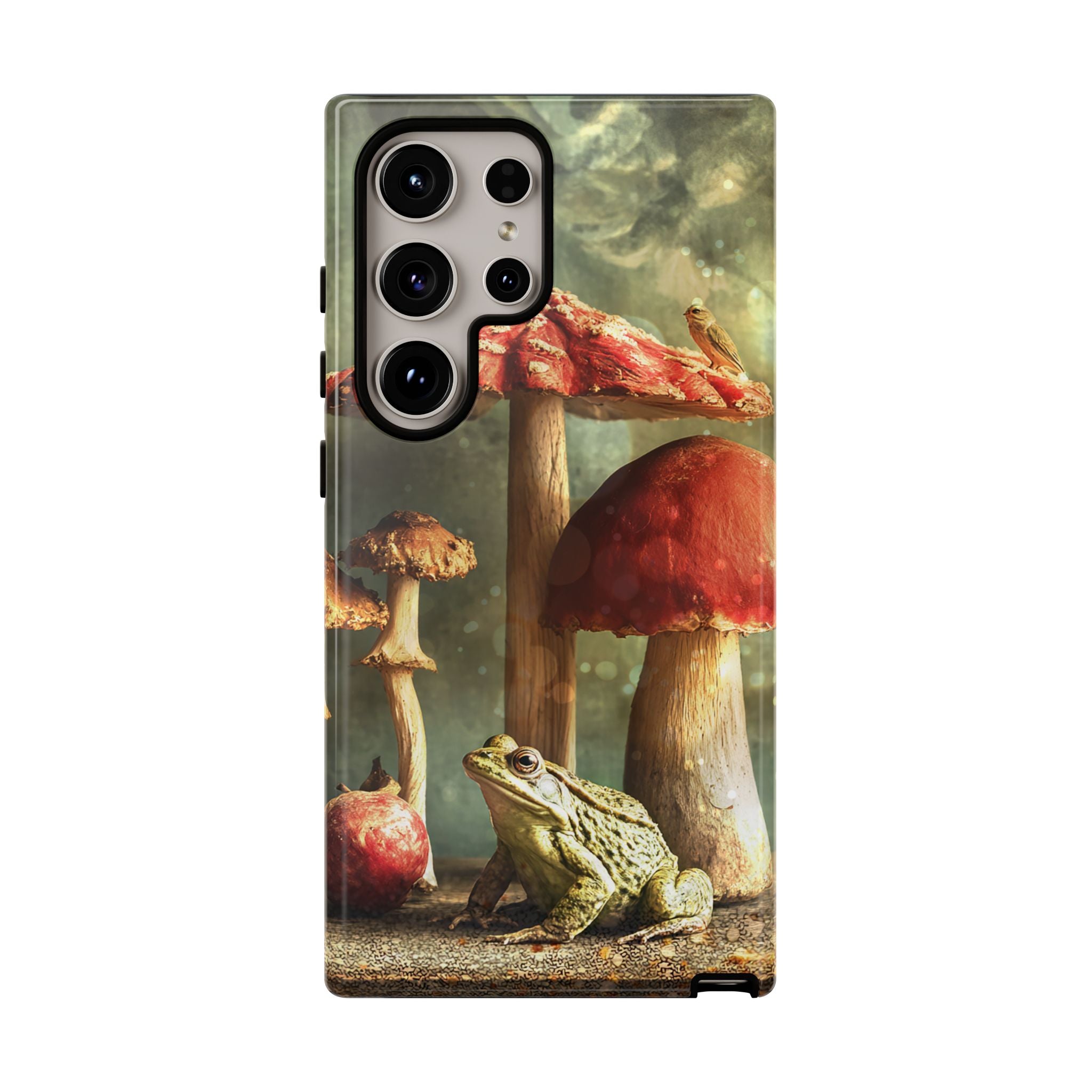 Toad and Stools Case, Crystal Phone case, Toad Stools Case - Tough Case for Toad Lovers, Gift for Her, Mushroom Decor, Toad Vibes