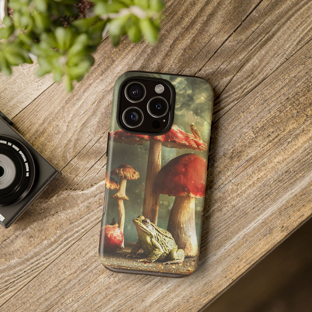 Toad and Stools Case, Crystal Phone case, Toad Stools Case - Tough Case for Toad Lovers, Gift for Her, Mushroom Decor, Toad Vibes