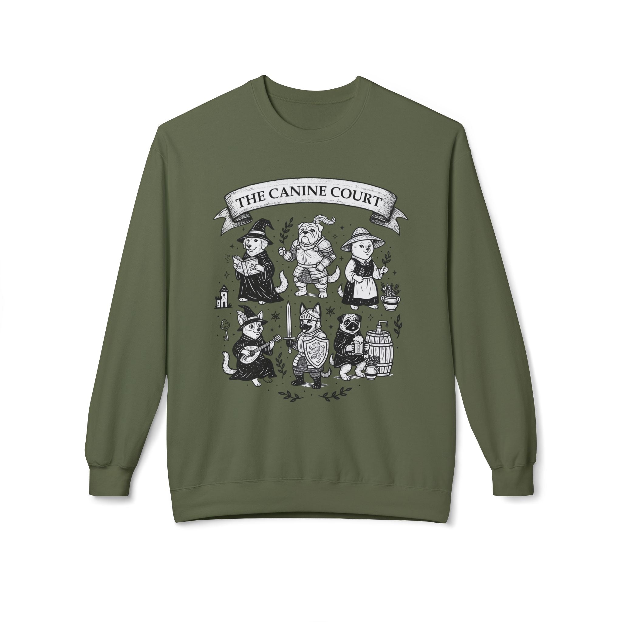 The Canine Court Medieval Dog Sweatshirt | Castlecore Pullover