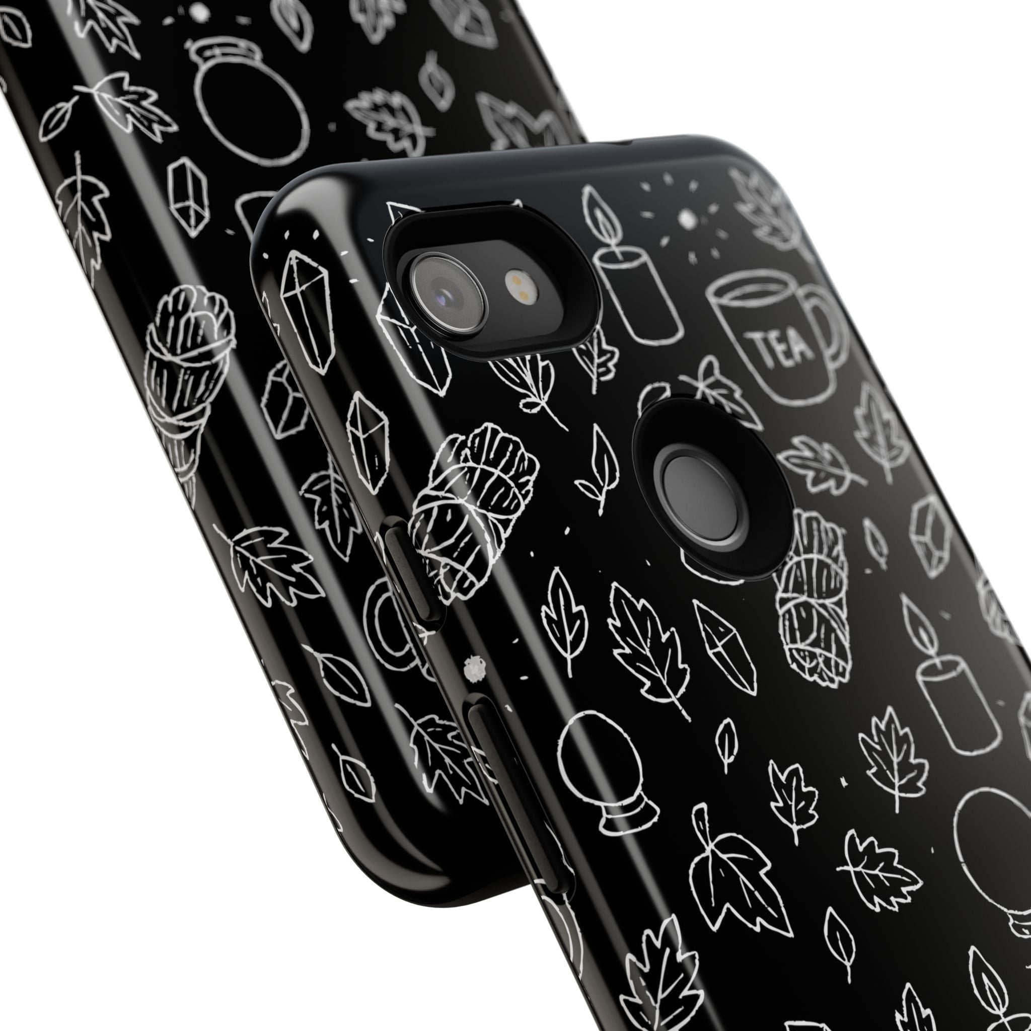 Spiritual Doodles Case, Crystal Phone case, Spiritual Doodles Case - Tough Case for Crystals Lovers, Gift for Her, Witch Decor, Phone Vibes