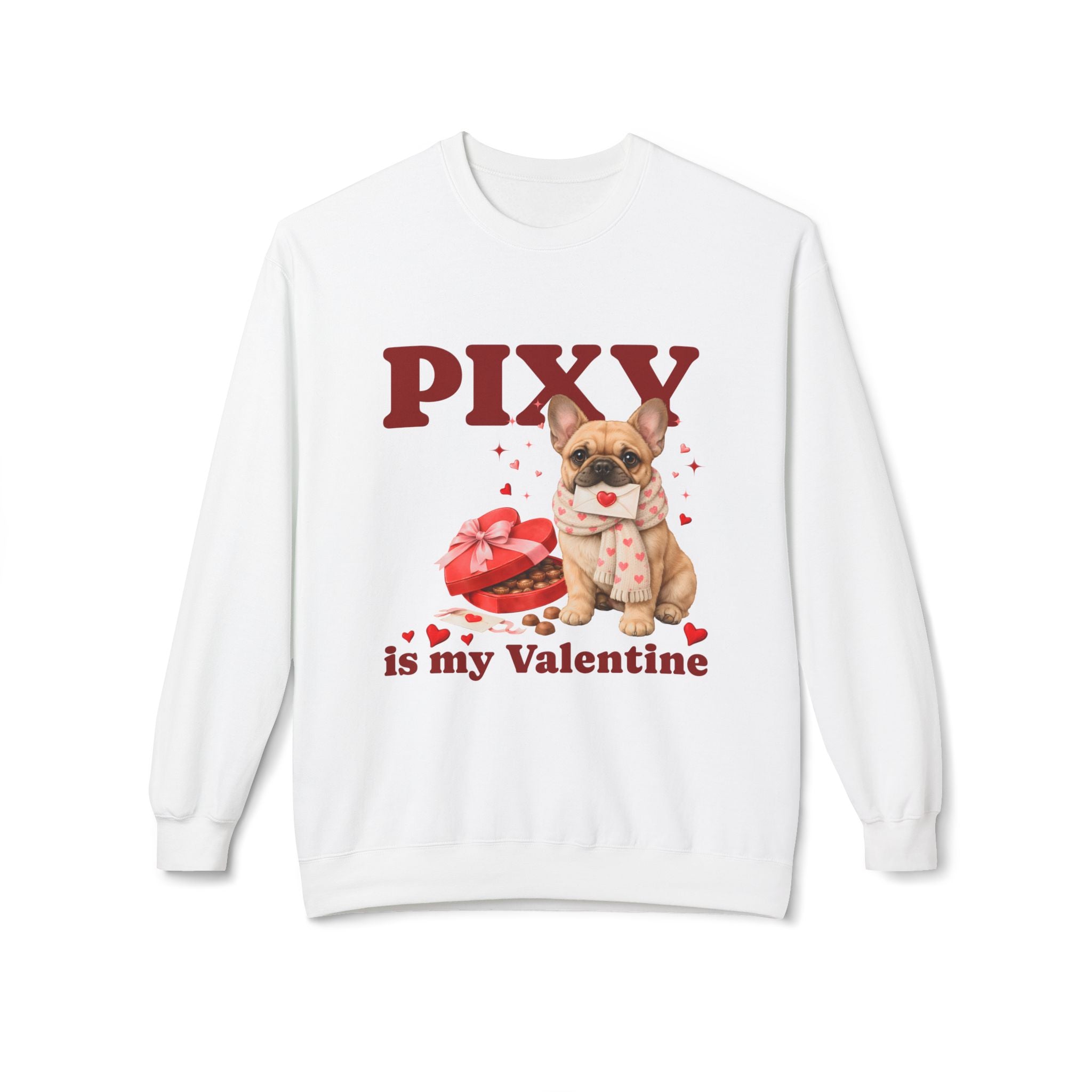 French Bulldog Matching Hoodie Set | Personalized Dog Mom Pullover Sweatshirt & Dog Hoodie Valentine Gift