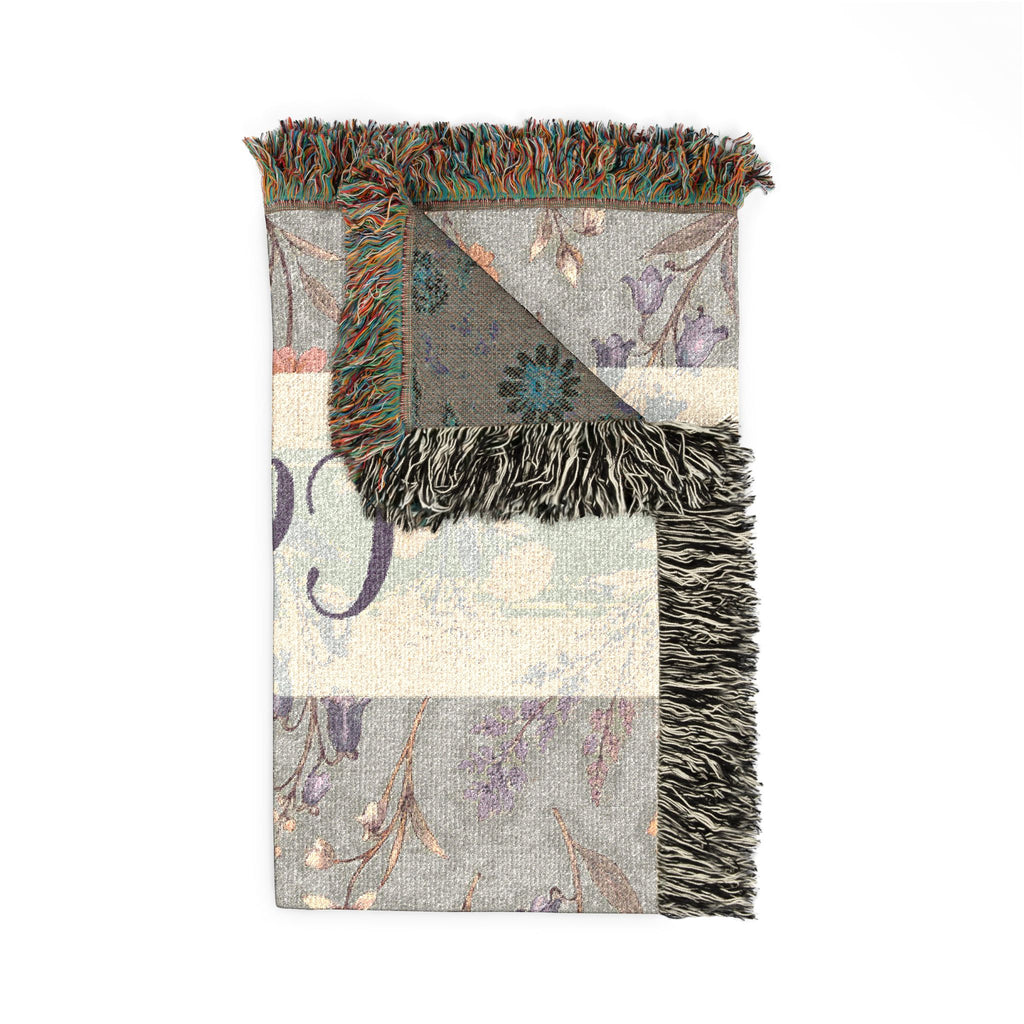 Spring Has Sprung in Morning Mist - Woven Blanket