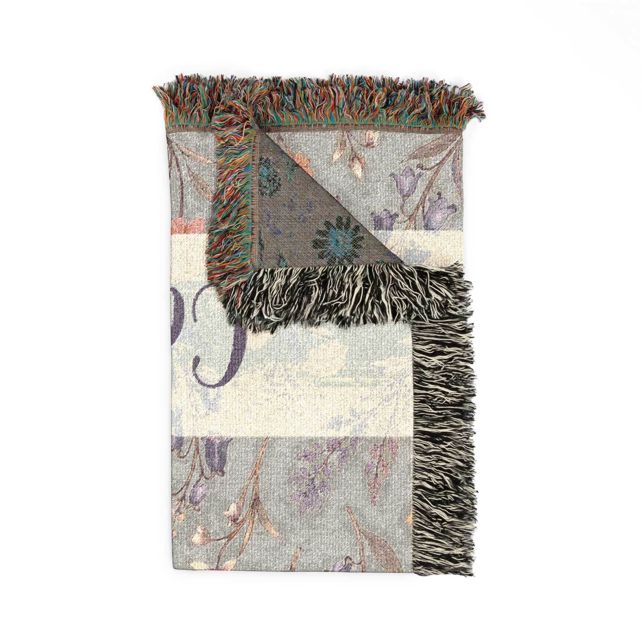 Spring Has Sprung in Morning Mist - Woven Blanket