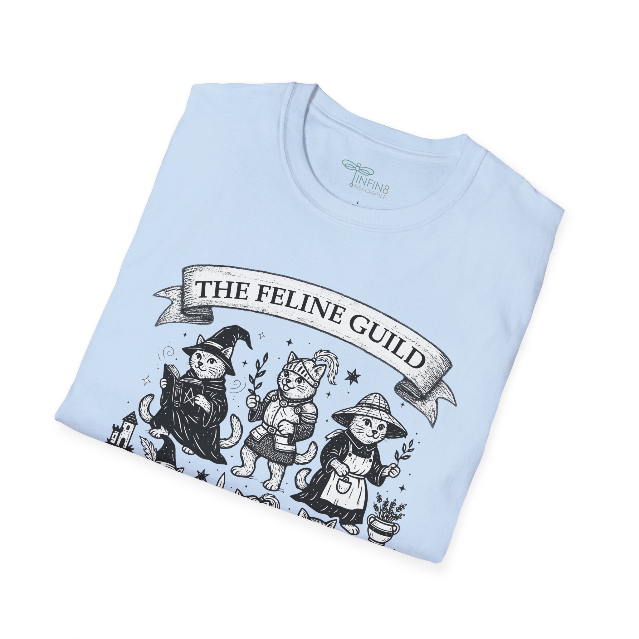 The Feline Guild Cat Lover Shirt | Medieval Fantasy T-Shirt