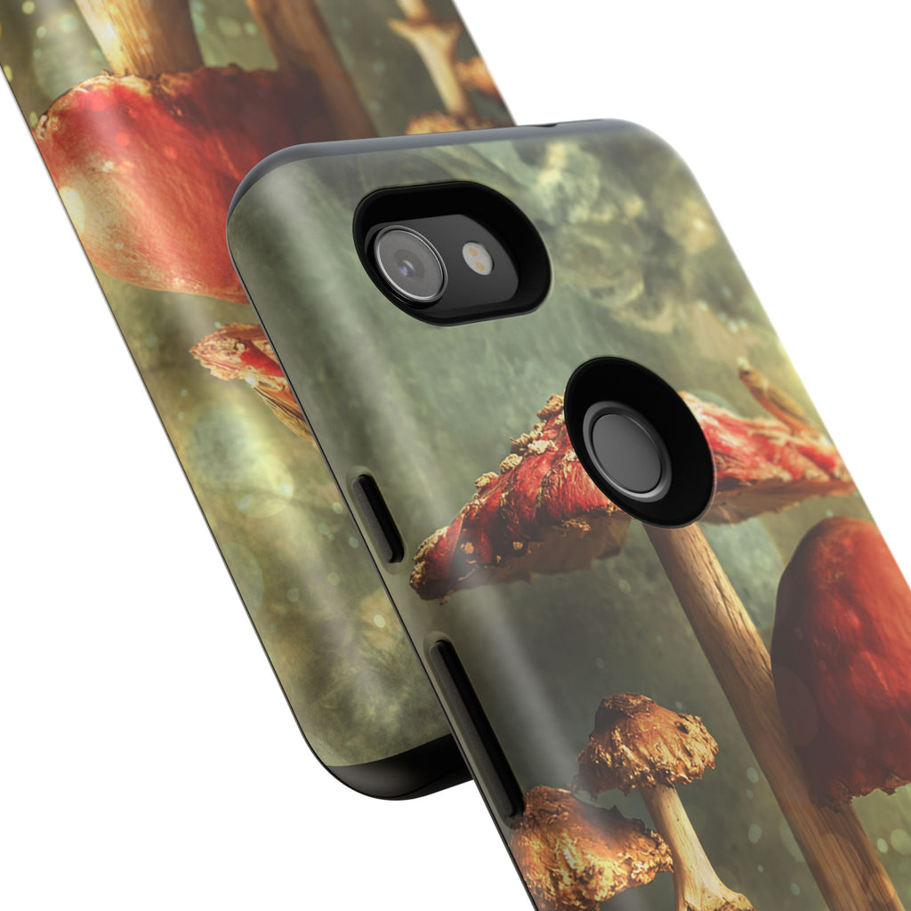 Toad and Stools Case, Crystal Phone case, Toad Stools Case - Tough Case for Toad Lovers, Gift for Her, Mushroom Decor, Toad Vibes