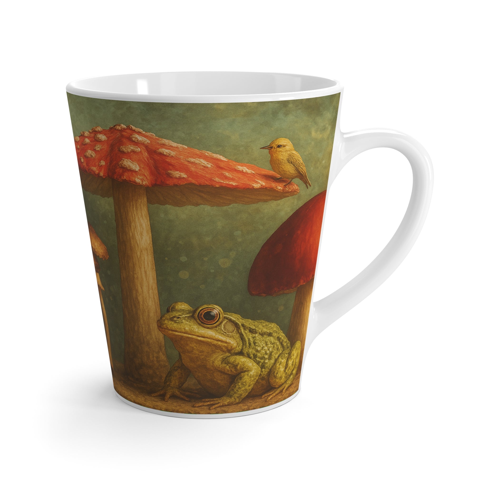 Toadstool Mug Whimsical Latte Cup | Fantasy Tea Mug Nature Lover Gift Cozy