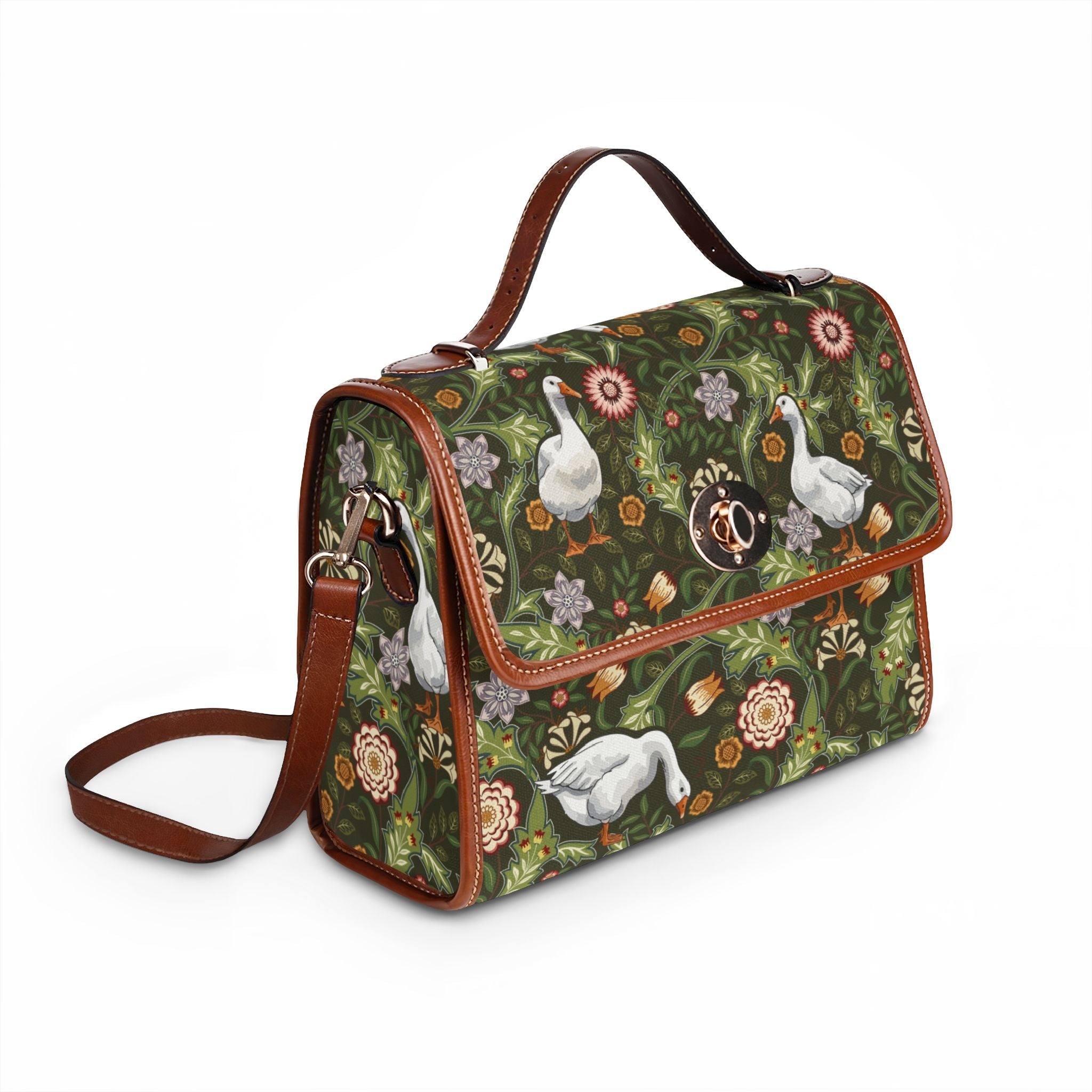 Thistle & Wing | Verdant Bloom Handbag Printify
