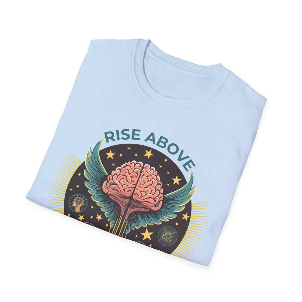 Algorithm Shirt | Rise Above Inspirational Tee, Motivational Rebel Gift, Male Graphic T‑Shirt