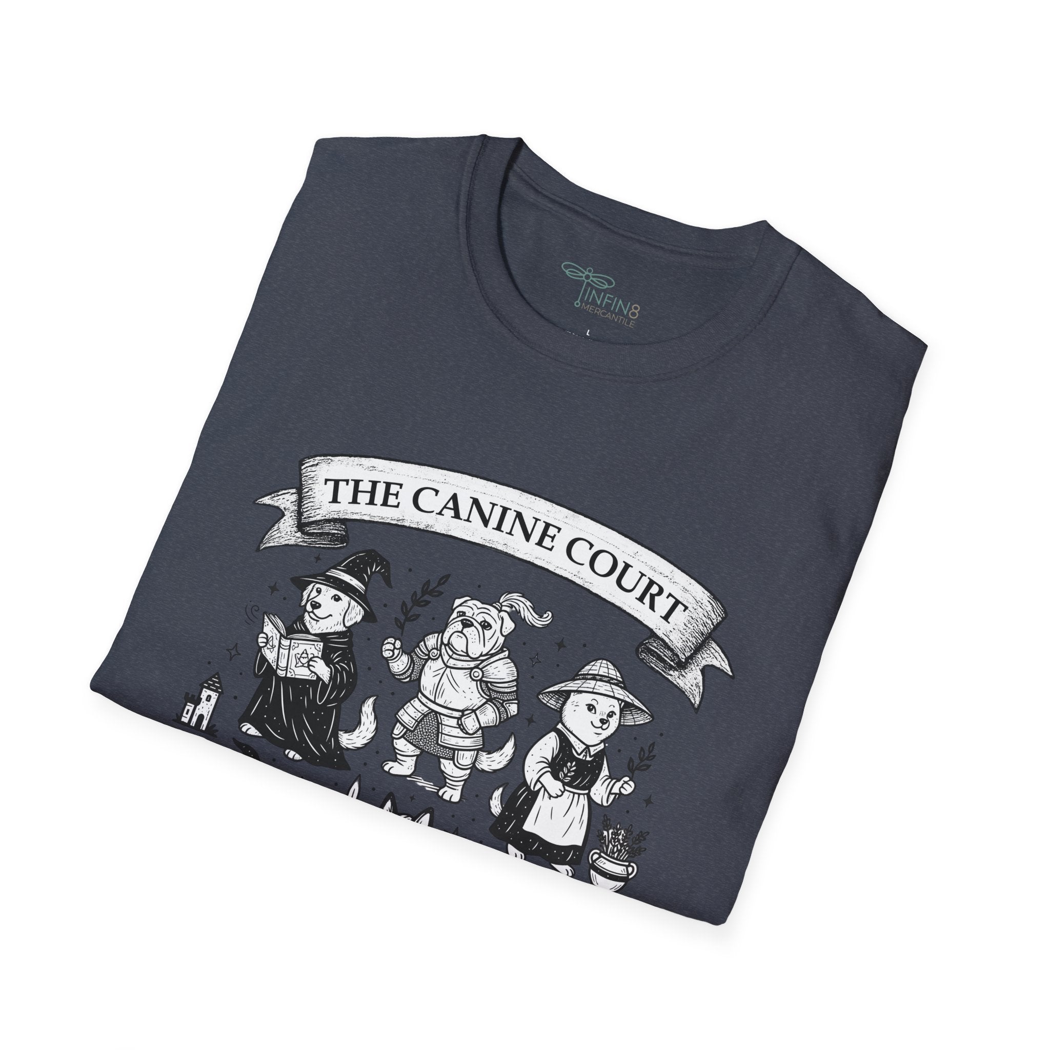 The Canine Court Medieval Dog Shirt | Castlecore Fantasy Dog Lover Gift