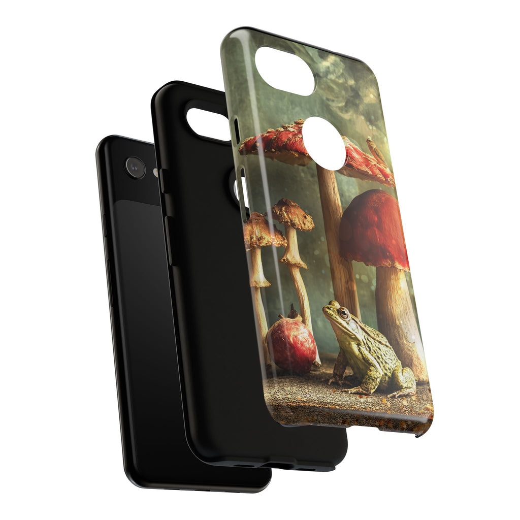 Toad and Stools Case, Crystal Phone case, Toad Stools Case - Tough Case for Toad Lovers, Gift for Her, Mushroom Decor, Toad Vibes
