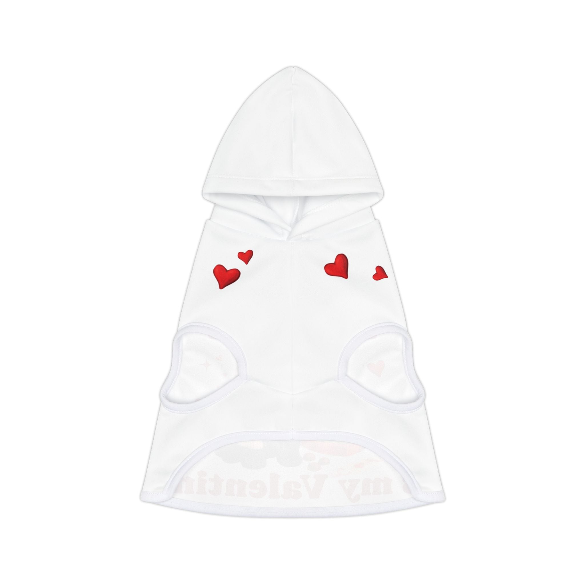 Black Lab Valentine Dog Hoodie | Matching Dog Hoodie for Dog Mom Set