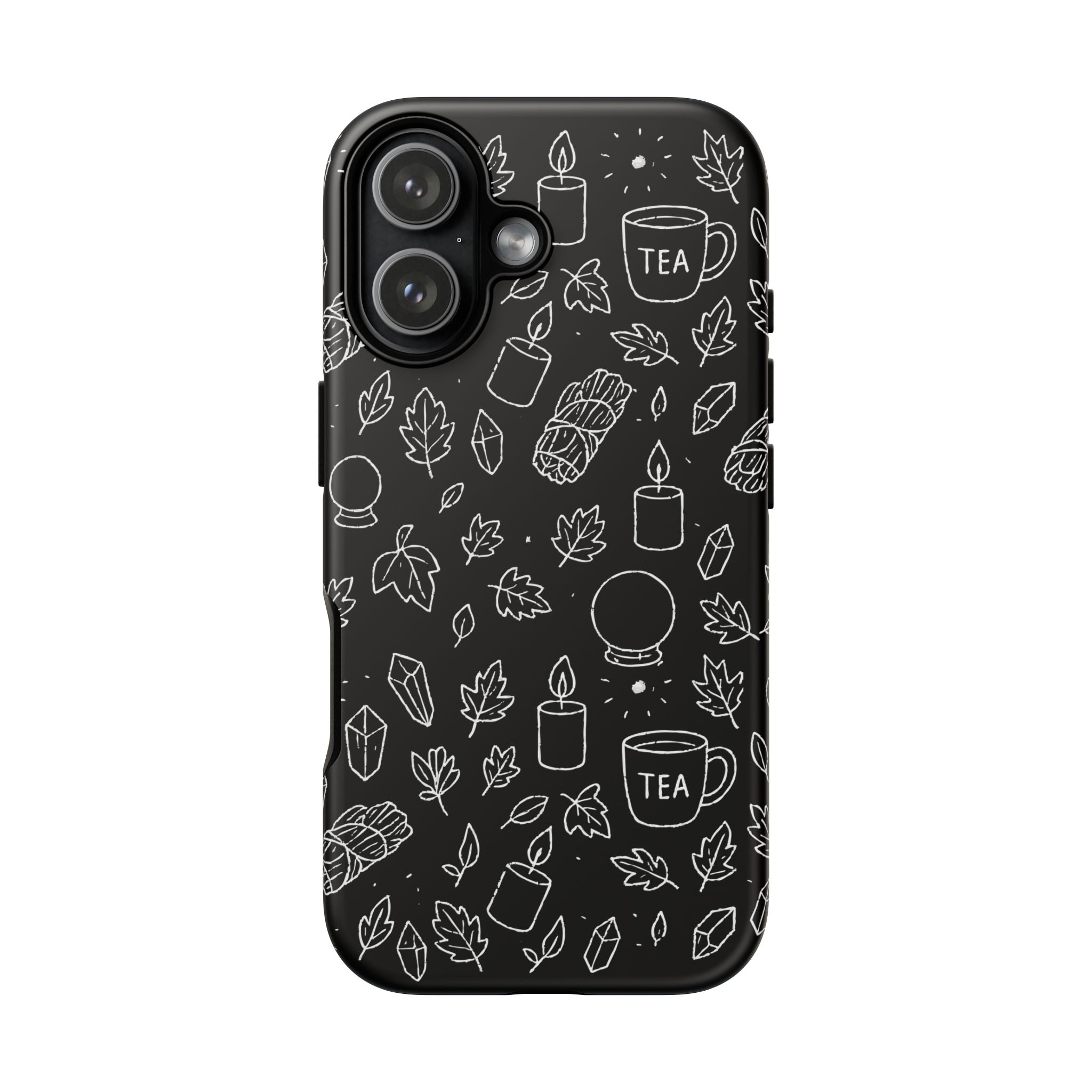 Spiritual Doodles Case, Crystal Phone case, Spiritual Doodles Case - Tough Case for Crystals Lovers, Gift for Her, Witch Decor, Phone Vibes