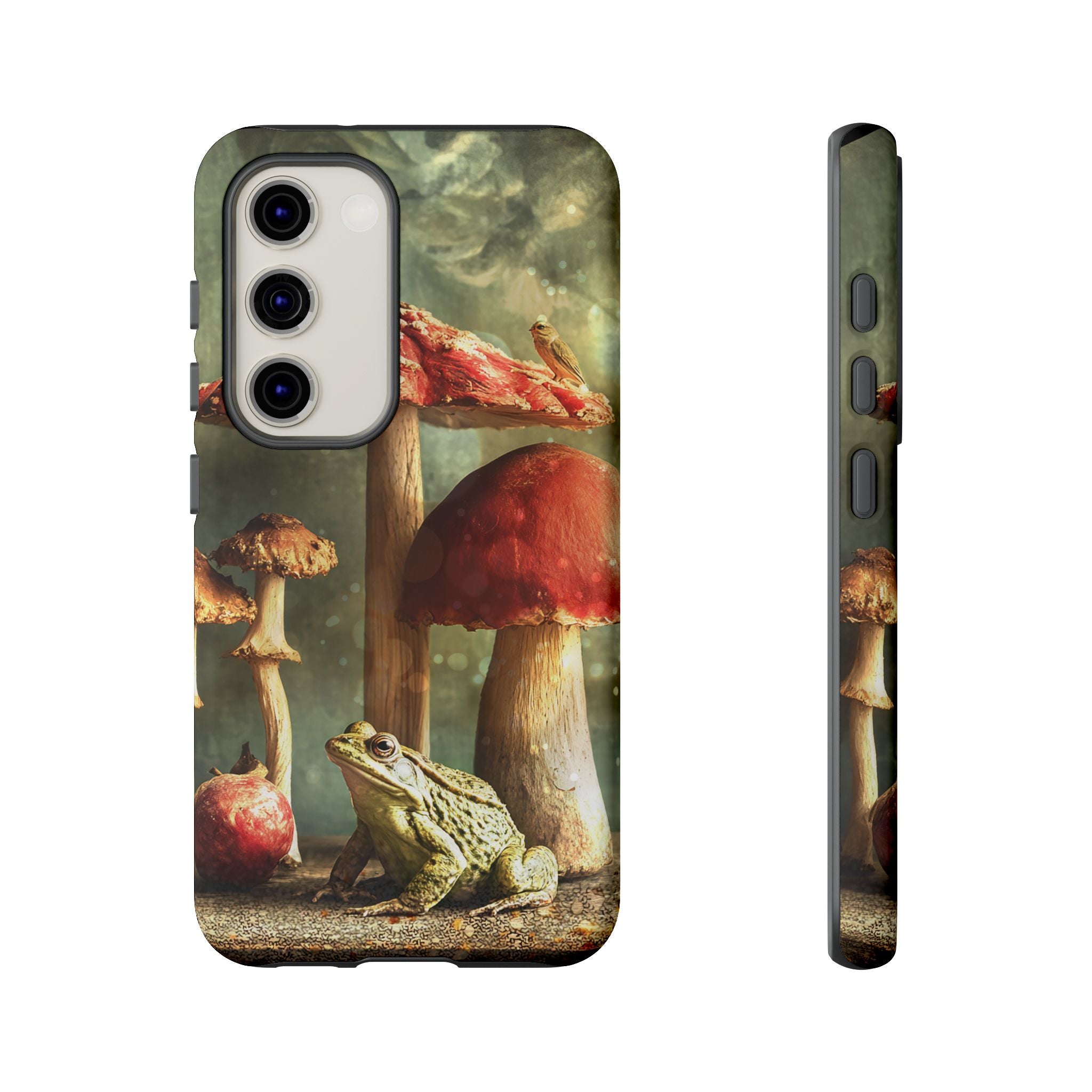 Toad and Stools Case, Crystal Phone case, Toad Stools Case - Tough Case for Toad Lovers, Gift for Her, Mushroom Decor, Toad Vibes