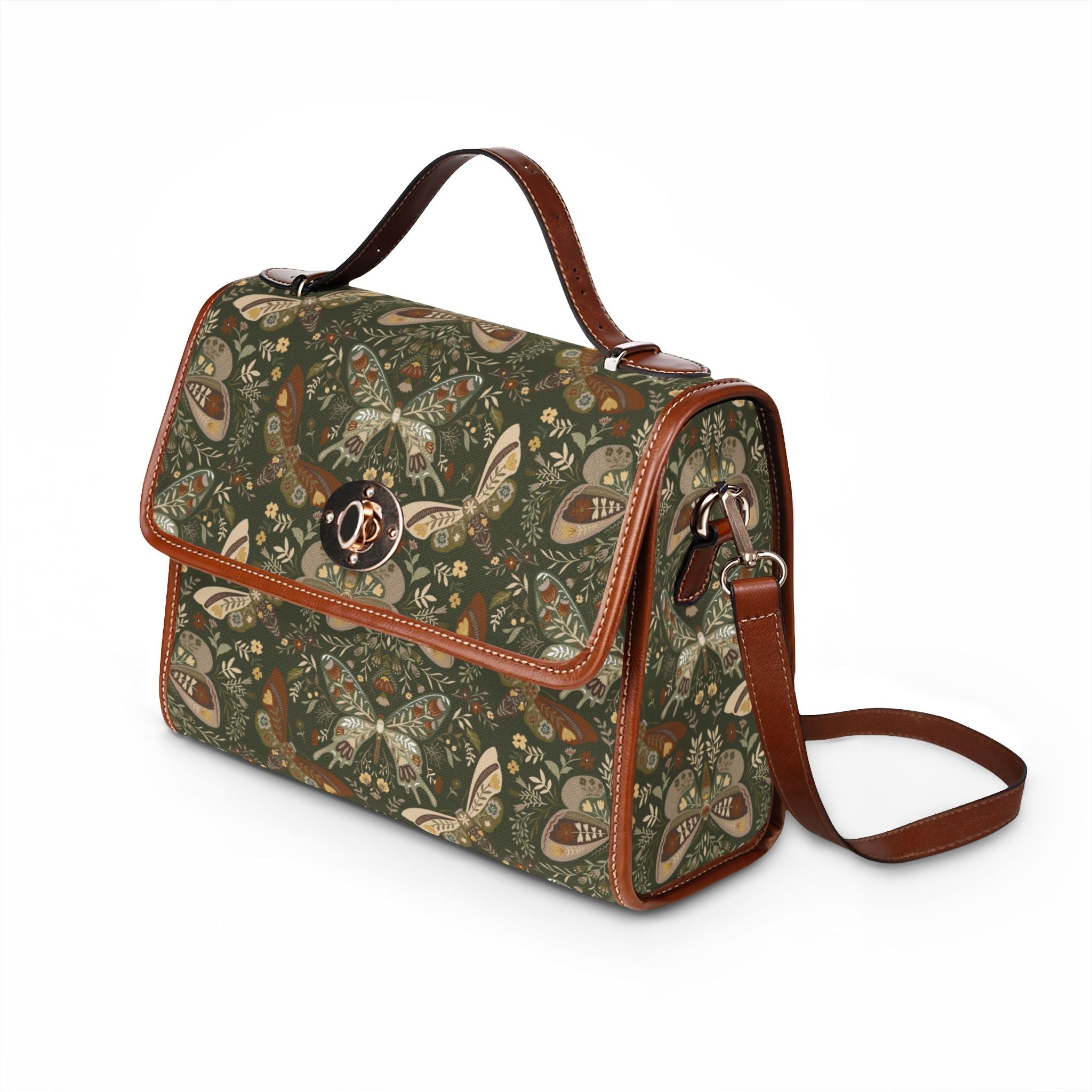 Moth Botanica | Verdant Meadow Purse Printify
