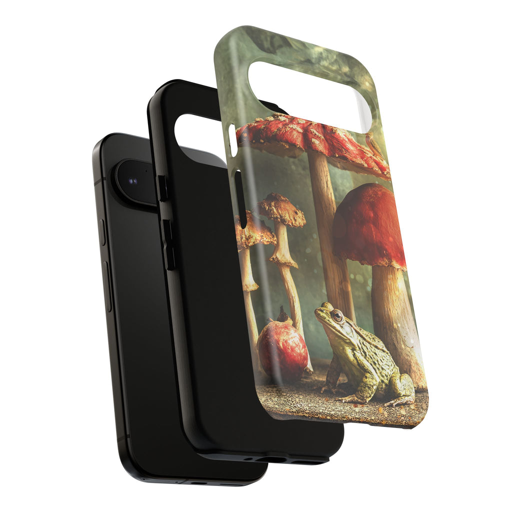 Toad and Stools Case, Crystal Phone case, Toad Stools Case - Tough Case for Toad Lovers, Gift for Her, Mushroom Decor, Toad Vibes