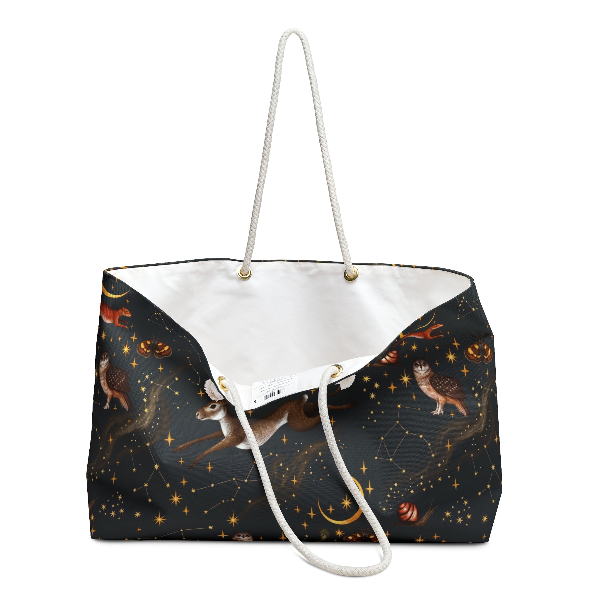 Celestial Woodland Drift Weekender Tote Bag Oversized