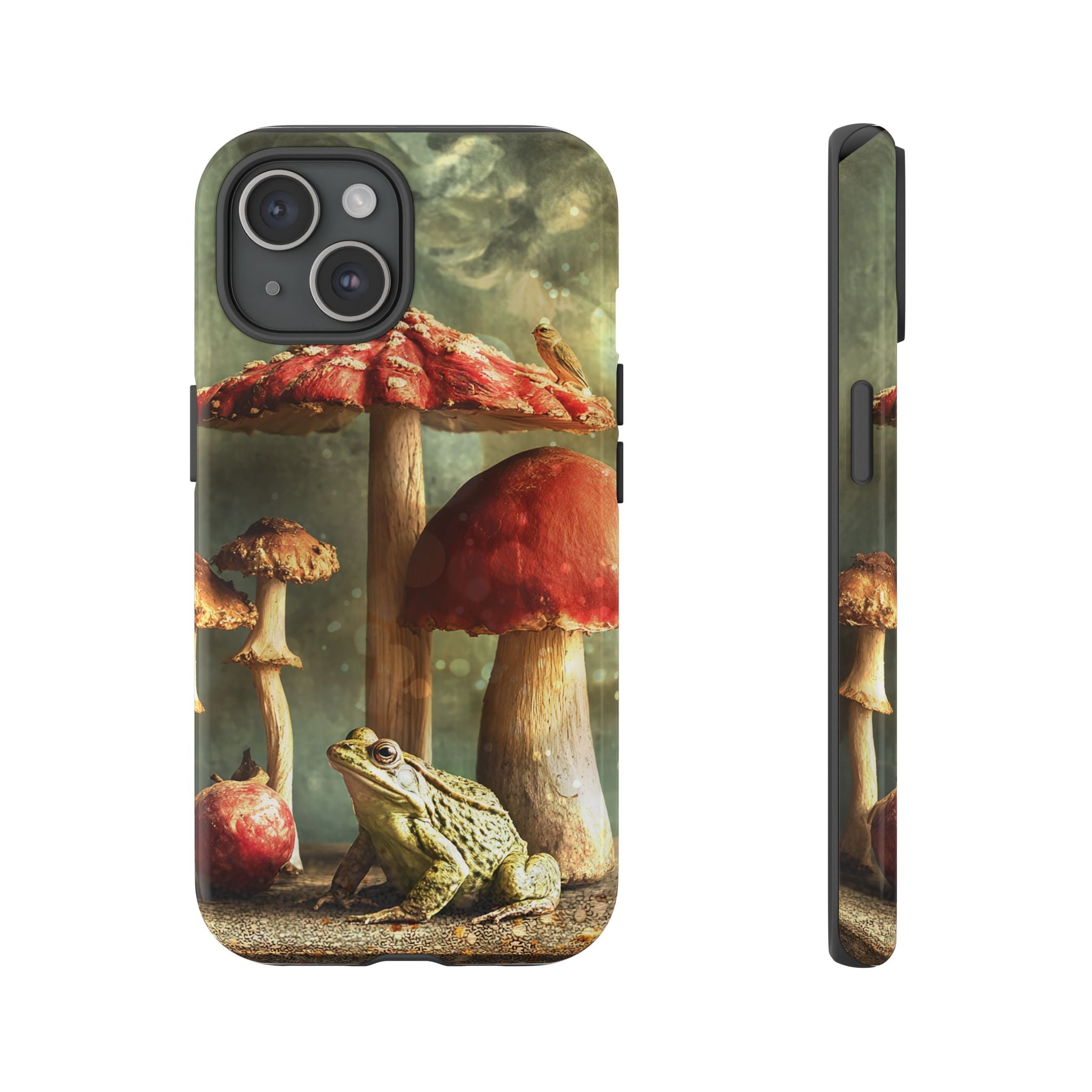 Toad and Stools Case, Crystal Phone case, Toad Stools Case - Tough Case for Toad Lovers, Gift for Her, Mushroom Decor, Toad Vibes