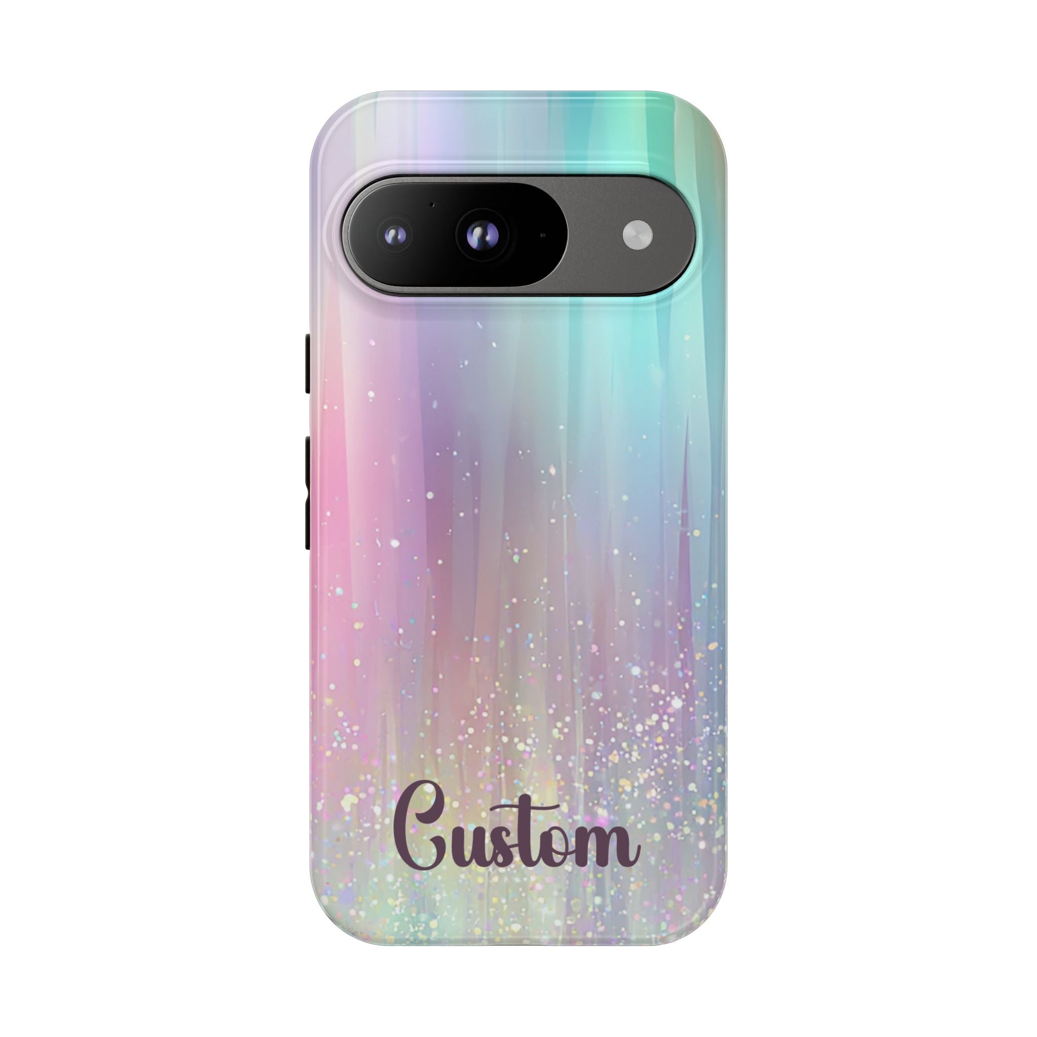 Iridescent Custom Tough Phone Case | Personalized Girly Case for iPhone Samsung Google