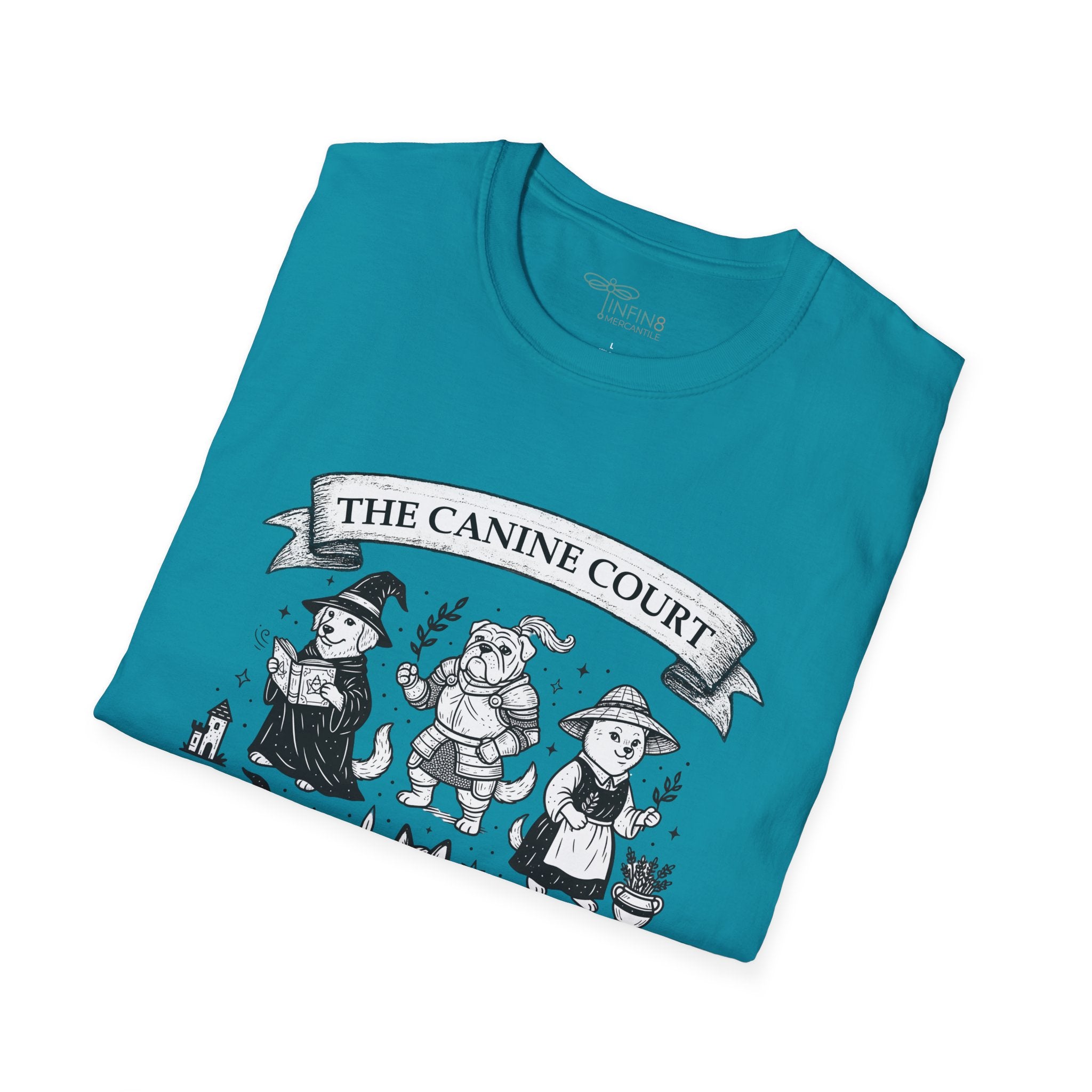 The Canine Court Medieval Dog Shirt | Castlecore Fantasy Dog Lover Gift