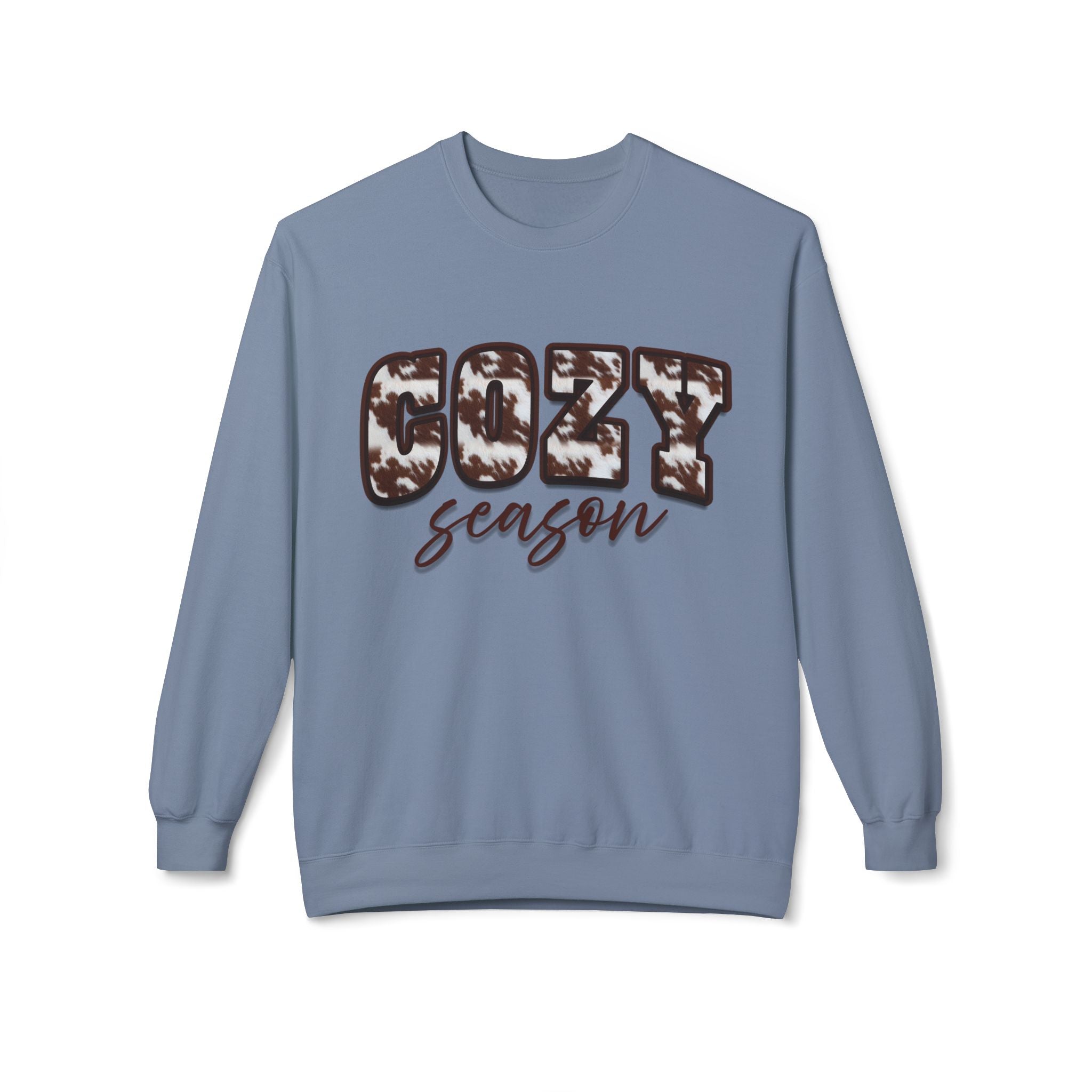 Cozy Season Cowhide Sweatshirt
