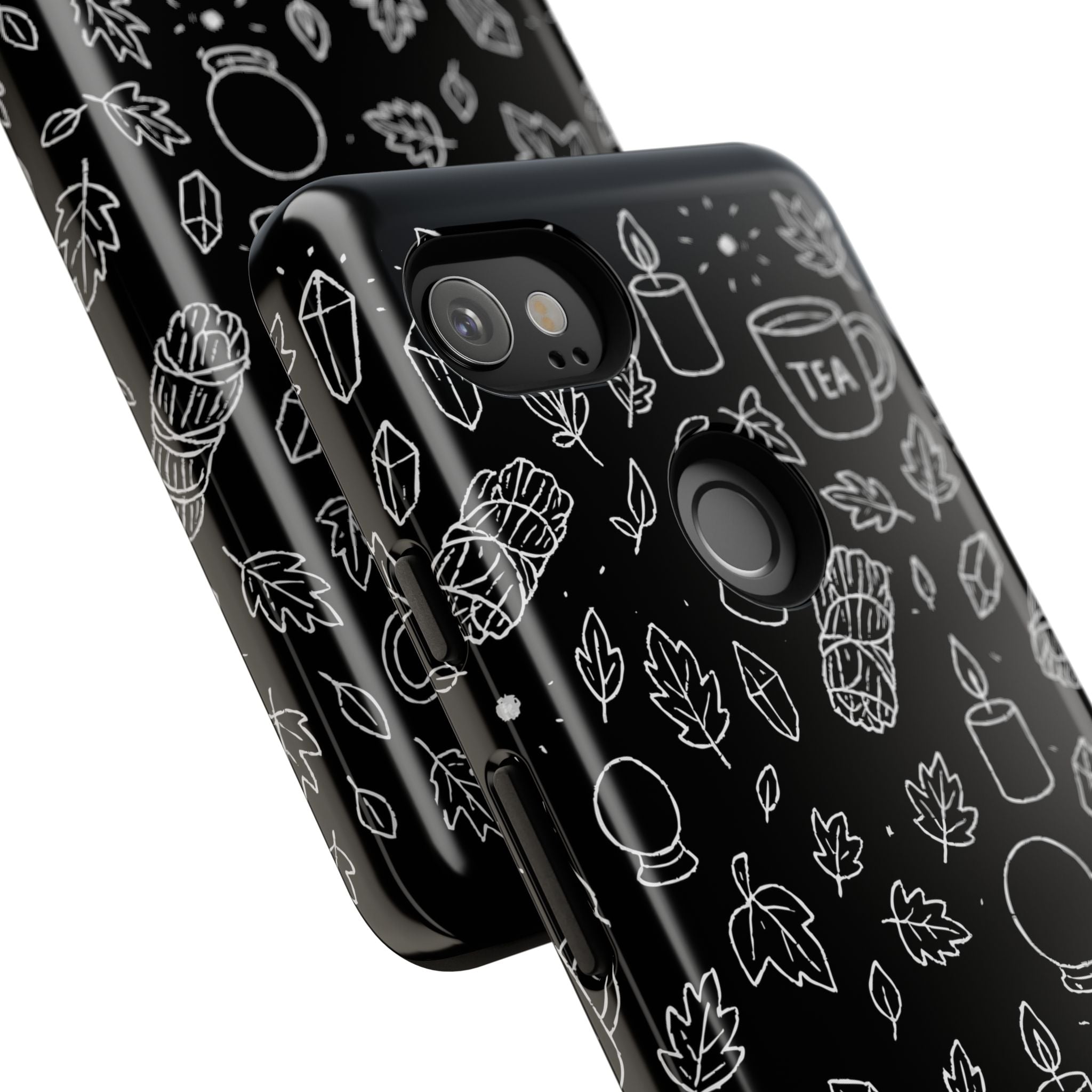 Spiritual Doodles Case, Crystal Phone case, Spiritual Doodles Case - Tough Case for Crystals Lovers, Gift for Her, Witch Decor, Phone Vibes