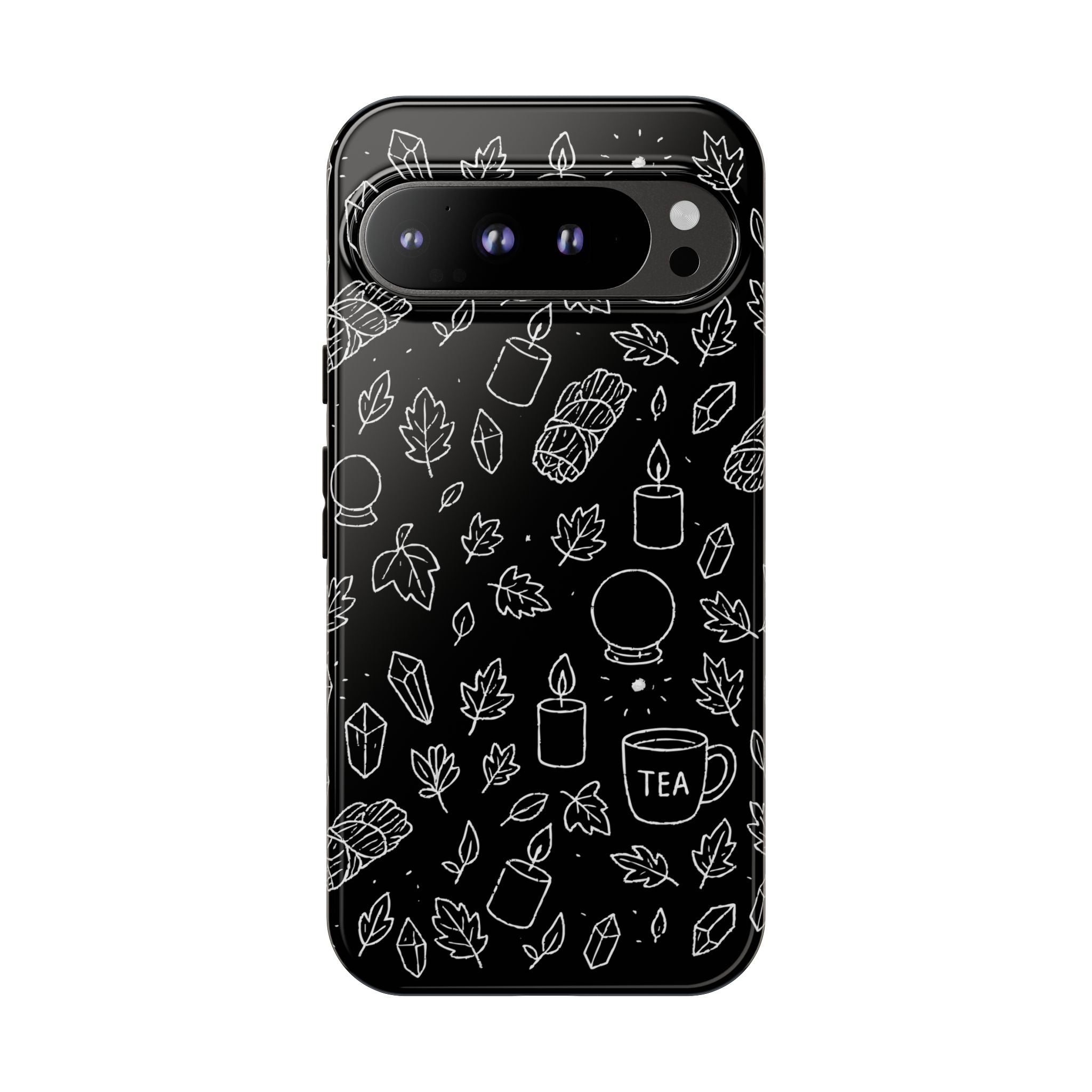 Spiritual Doodles Case, Crystal Phone case, Spiritual Doodles Case - Tough Case for Crystals Lovers, Gift for Her, Witch Decor, Phone Vibes