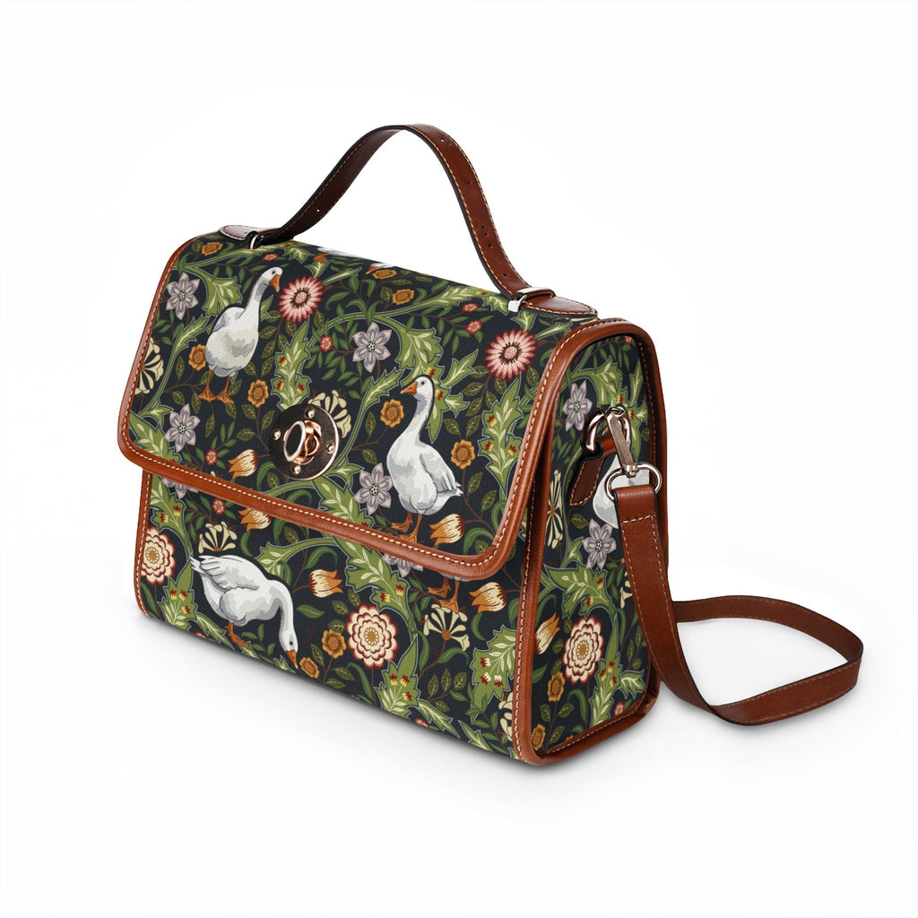 Thistle & Wing | Indigo Bloom Handbag Printify