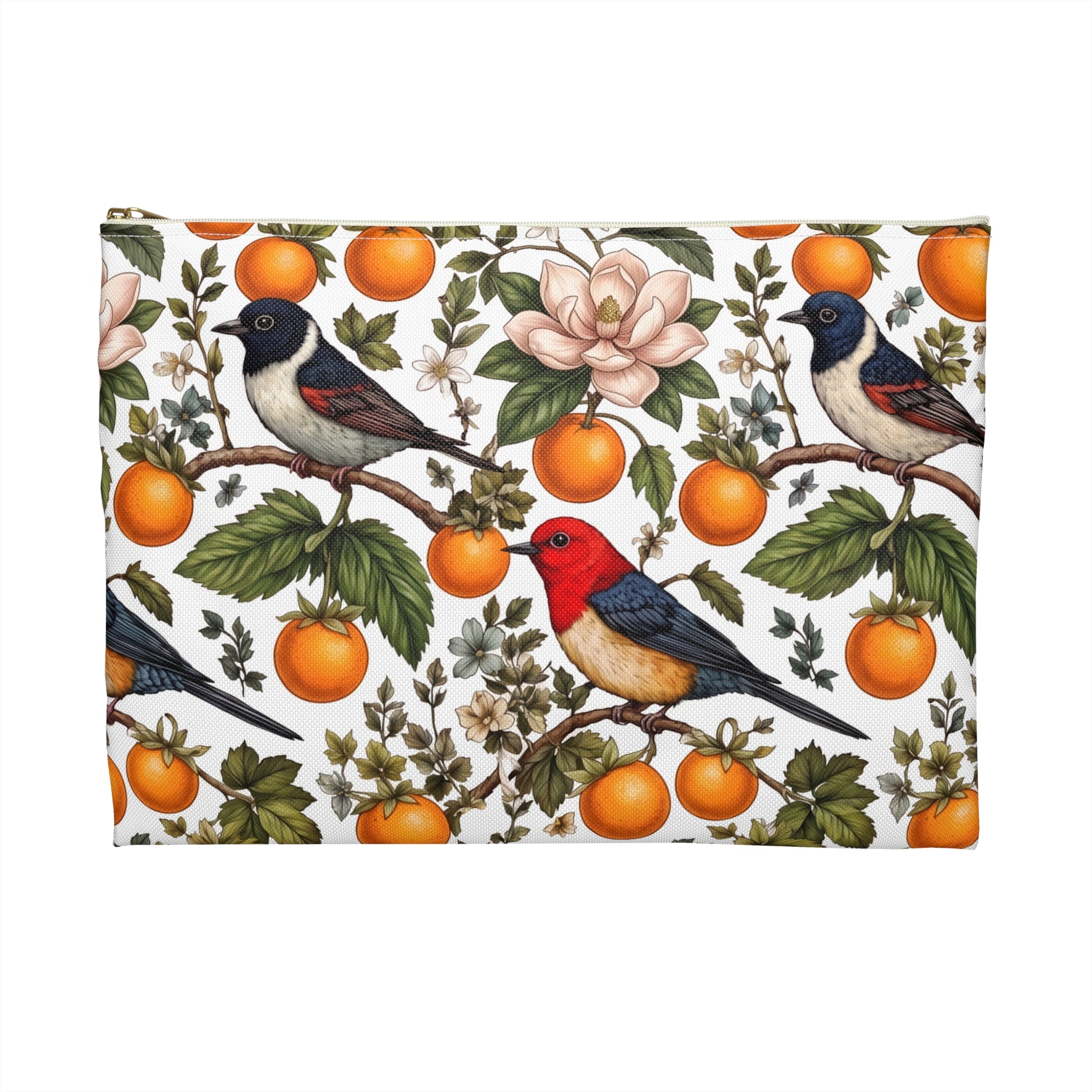 Garden Songbird | Citrus Bloom Accessory Pouch Printify
