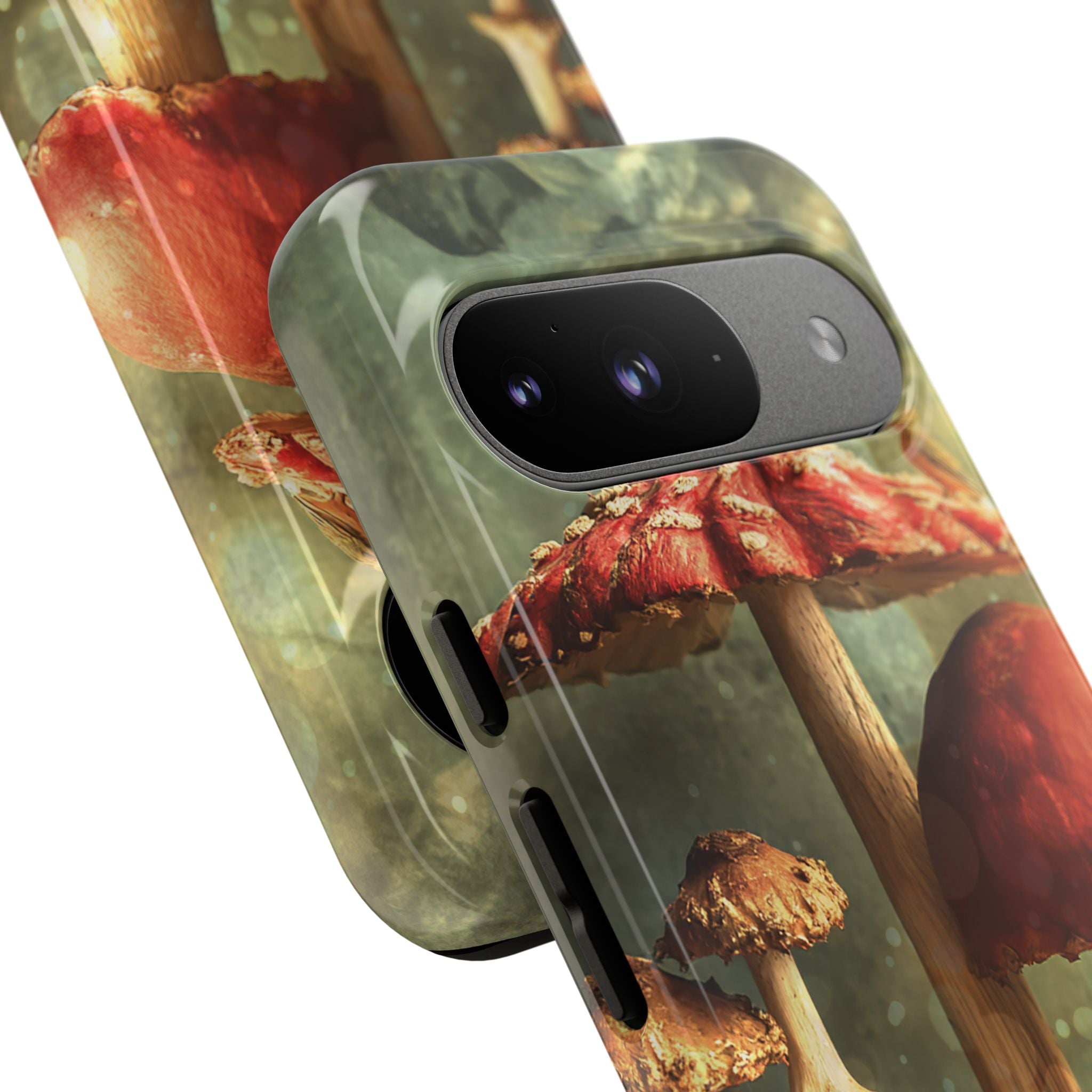 Toad and Stools Case, Crystal Phone case, Toad Stools Case - Tough Case for Toad Lovers, Gift for Her, Mushroom Decor, Toad Vibes