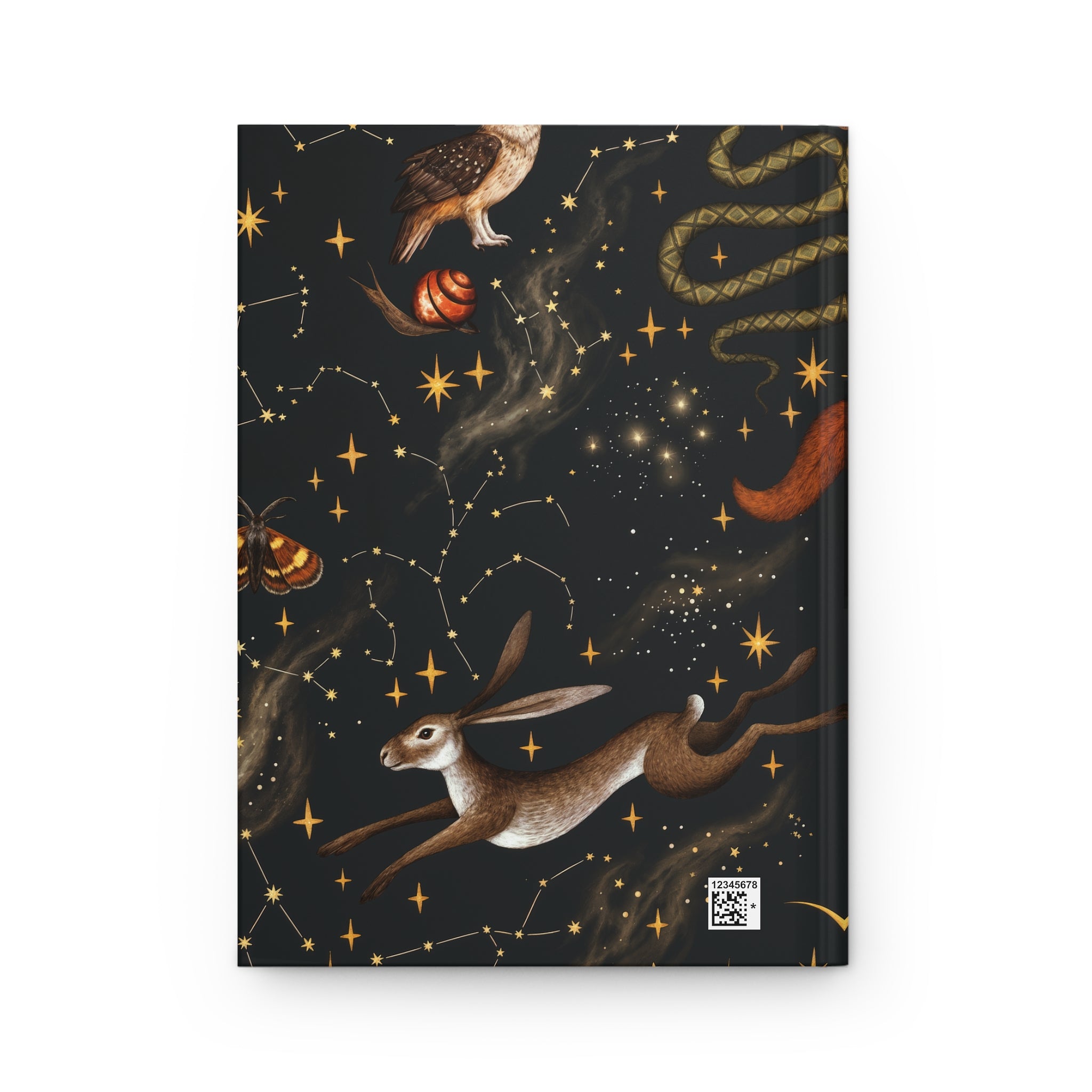 Celestial Woodland Drift Custom Name Journal