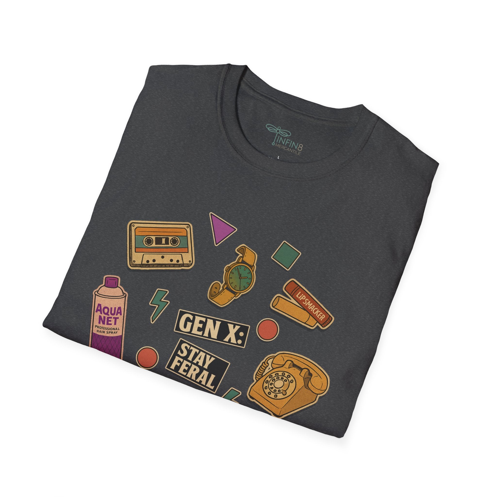 Gen-X Stay Feral Tee | Retro 80s 90s Nostalgia Shirt