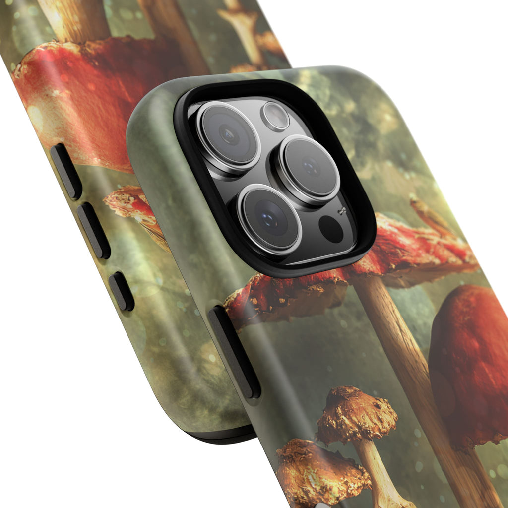 Toad and Stools Case, Crystal Phone case, Toad Stools Case - Tough Case for Toad Lovers, Gift for Her, Mushroom Decor, Toad Vibes