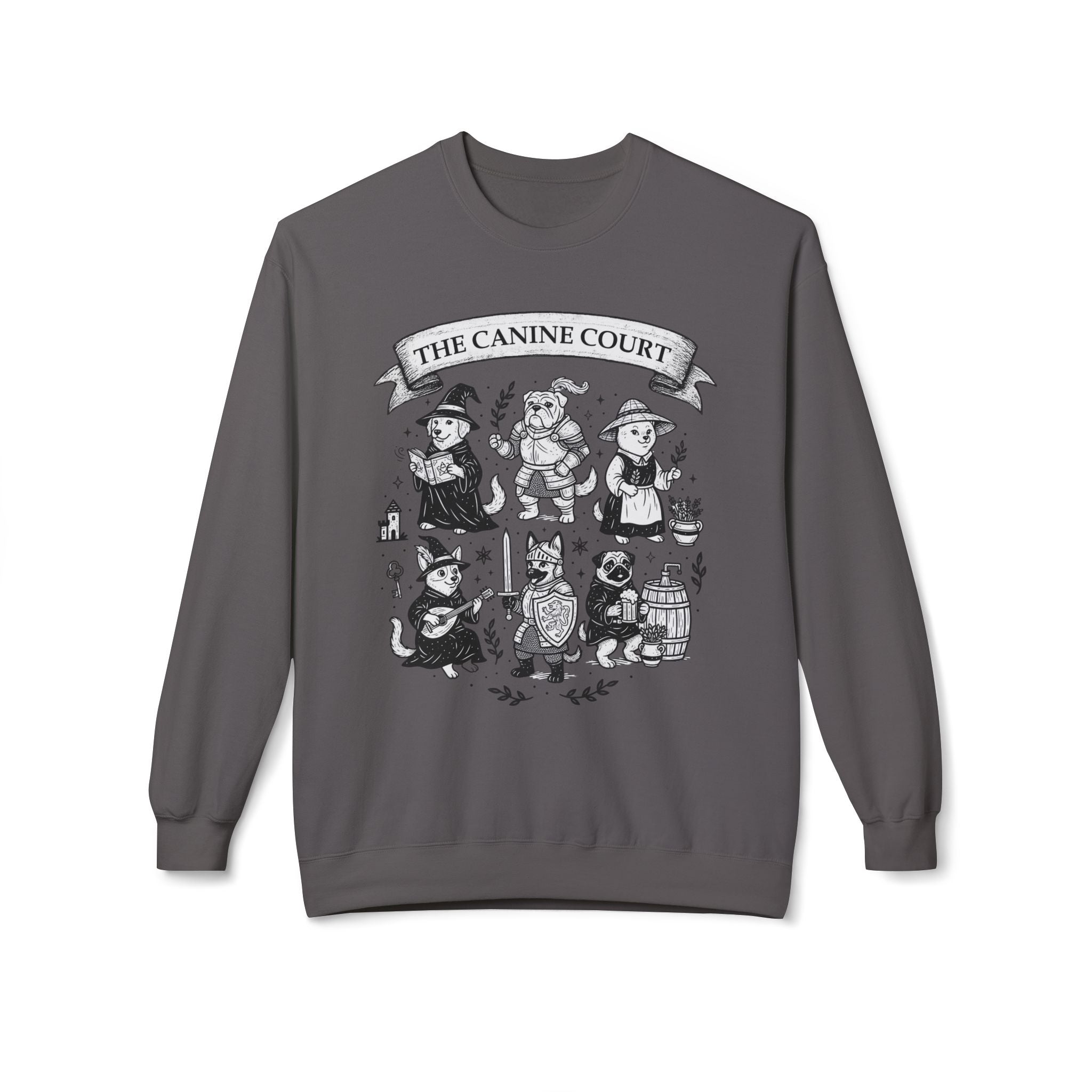 The Canine Court Medieval Dog Sweatshirt | Castlecore Pullover