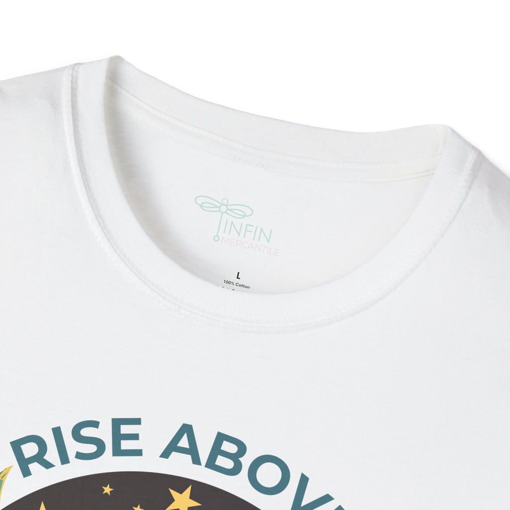 Algorithm Shirt | Rise Above Inspirational Tee, Motivational Rebel Gift, Male Graphic T‑Shirt