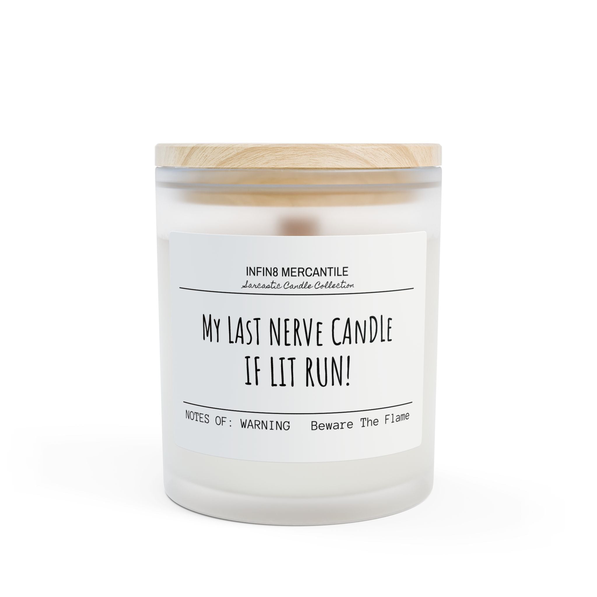 Funny Stress Relief Candle | Sarcastic Gift for Mom, Dad, Coworker, Boss