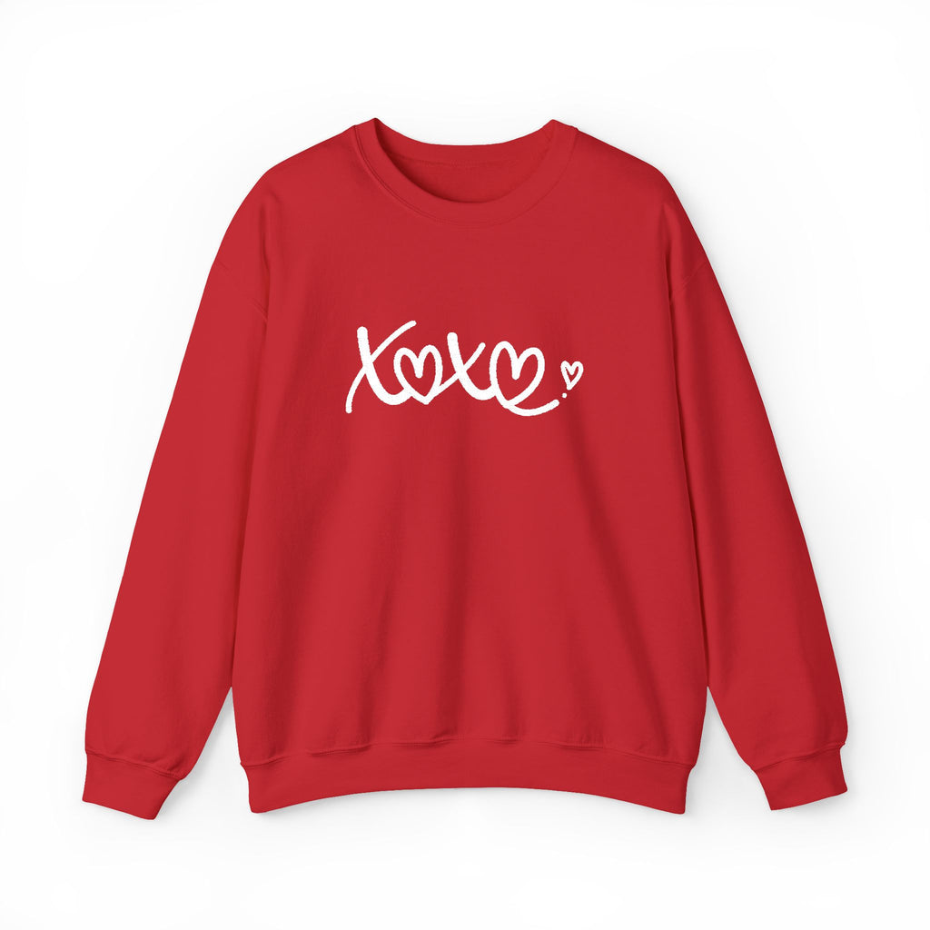 XOXO Embroidered Sweatshirt Hugs and Kisses