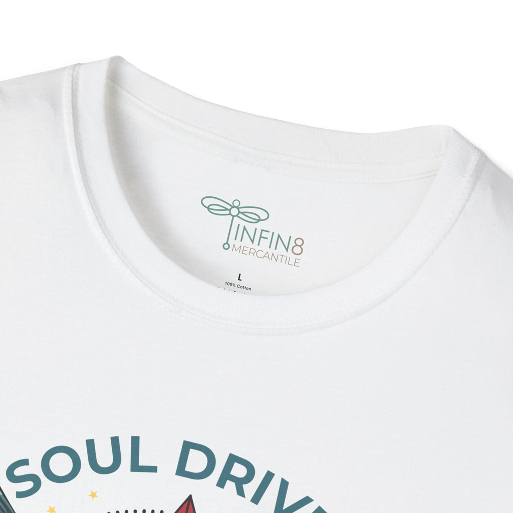 Soul Drive Algorithm T‑Shirt | Unisex Inspirational Tee for Creative Rebels, Frequency Raisers & Gen X Truth Tellers