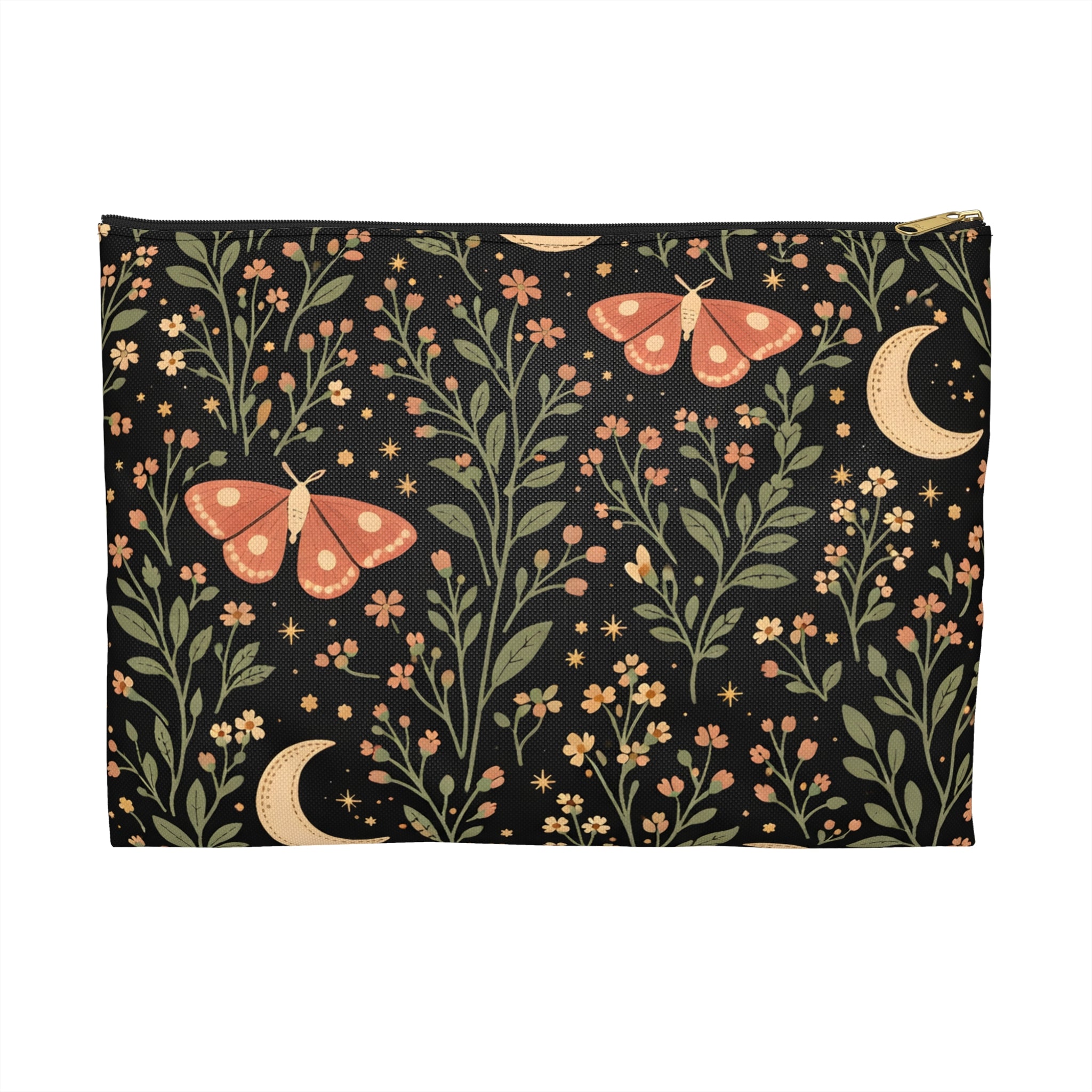 Pretty In Pink Floral Accessory Pouch